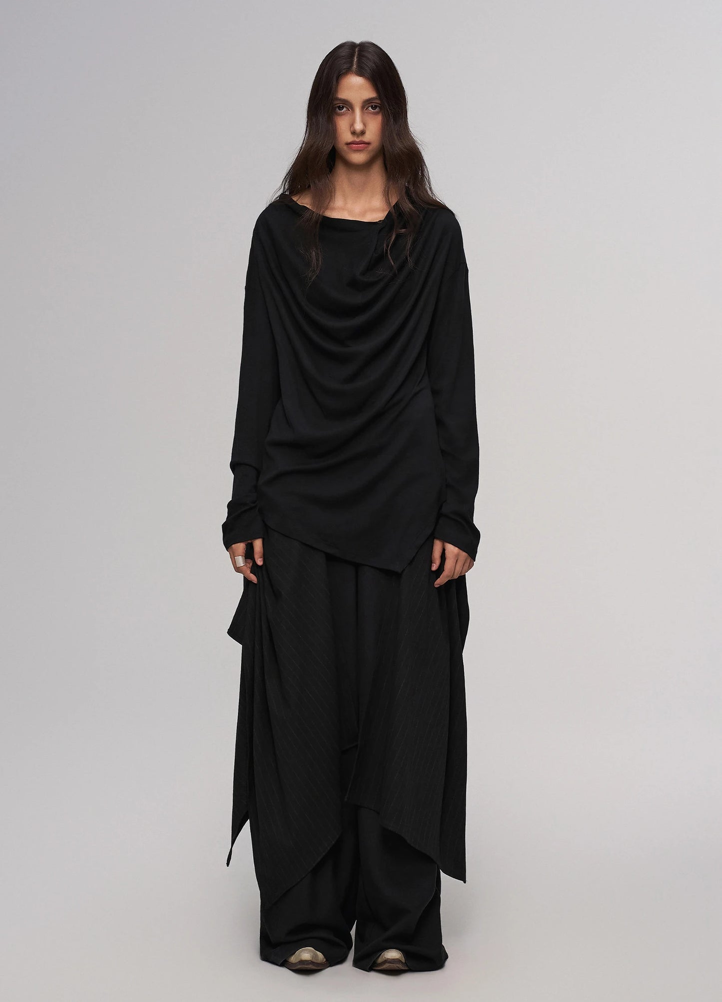 Folded Panel Trousers