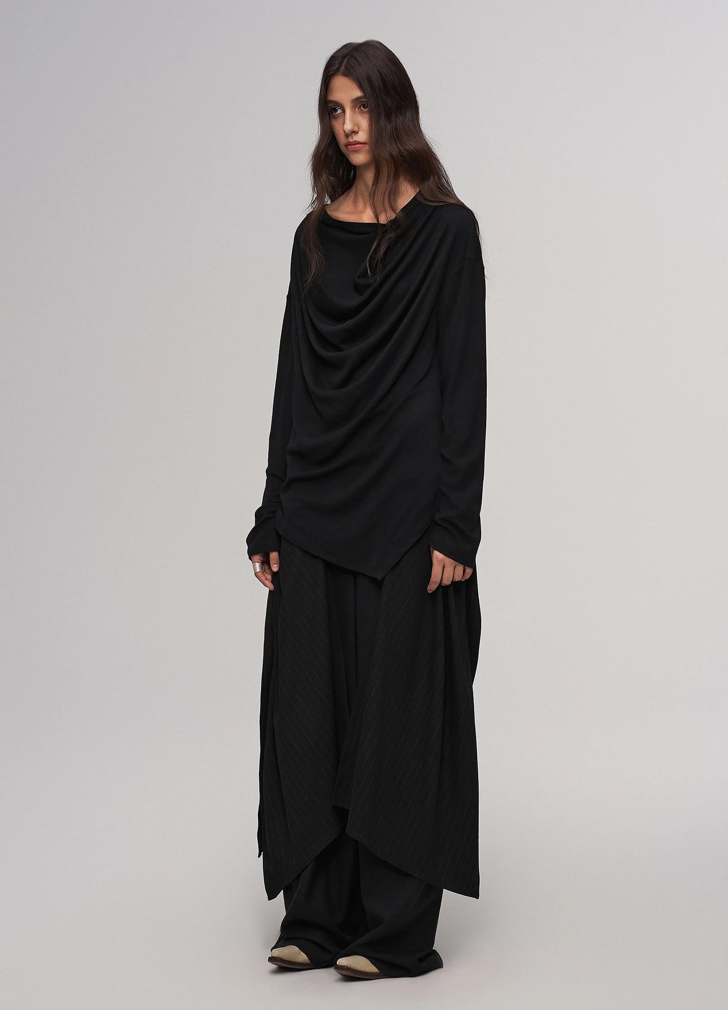 Folded Panel Trousers