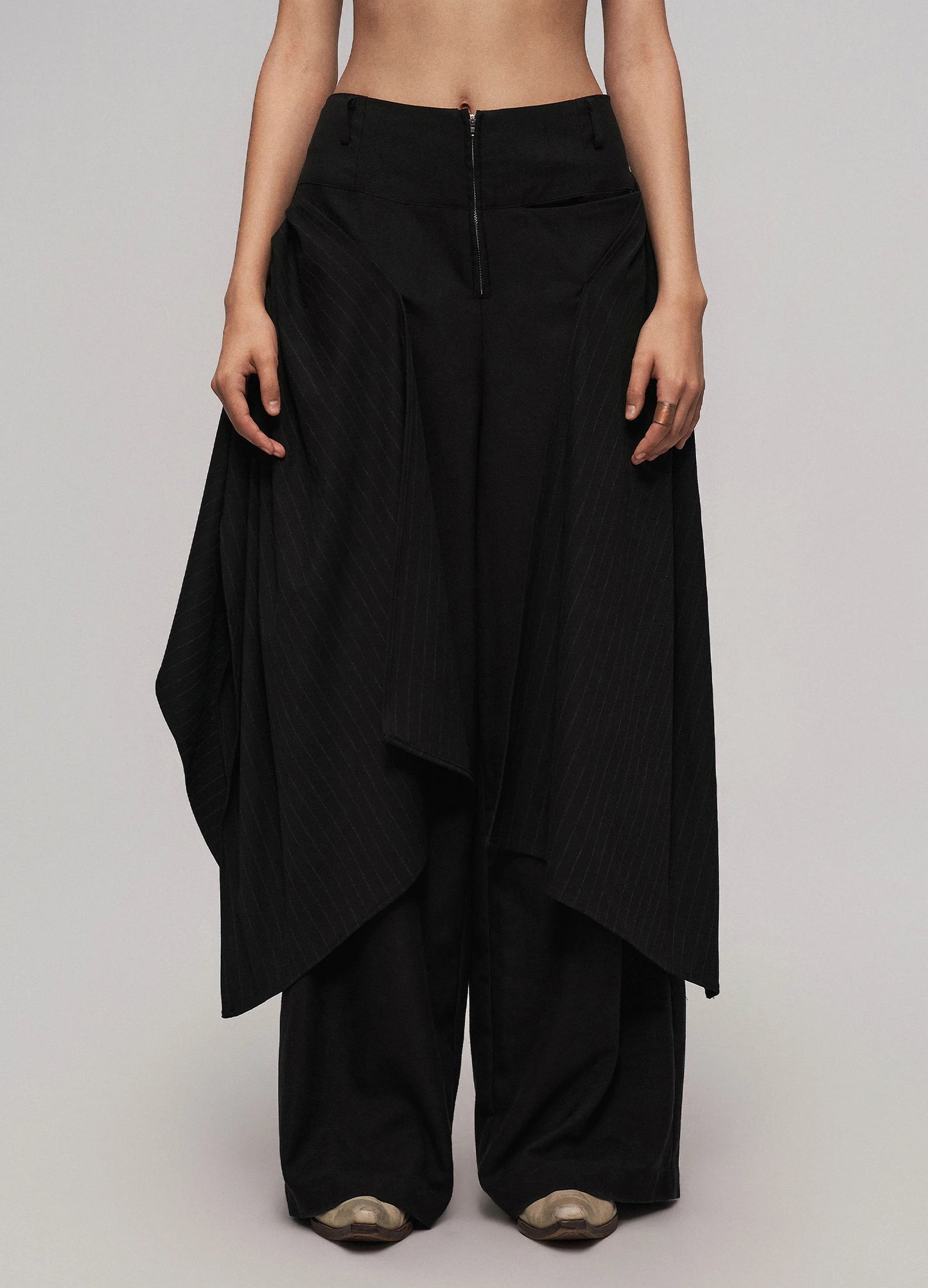 Folded Panel Trousers