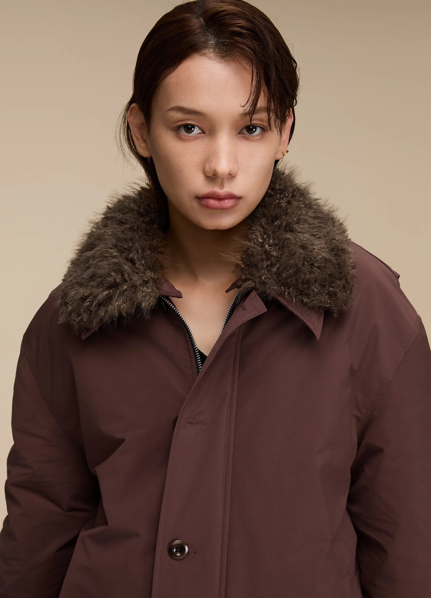 Fur Aviator Jacket