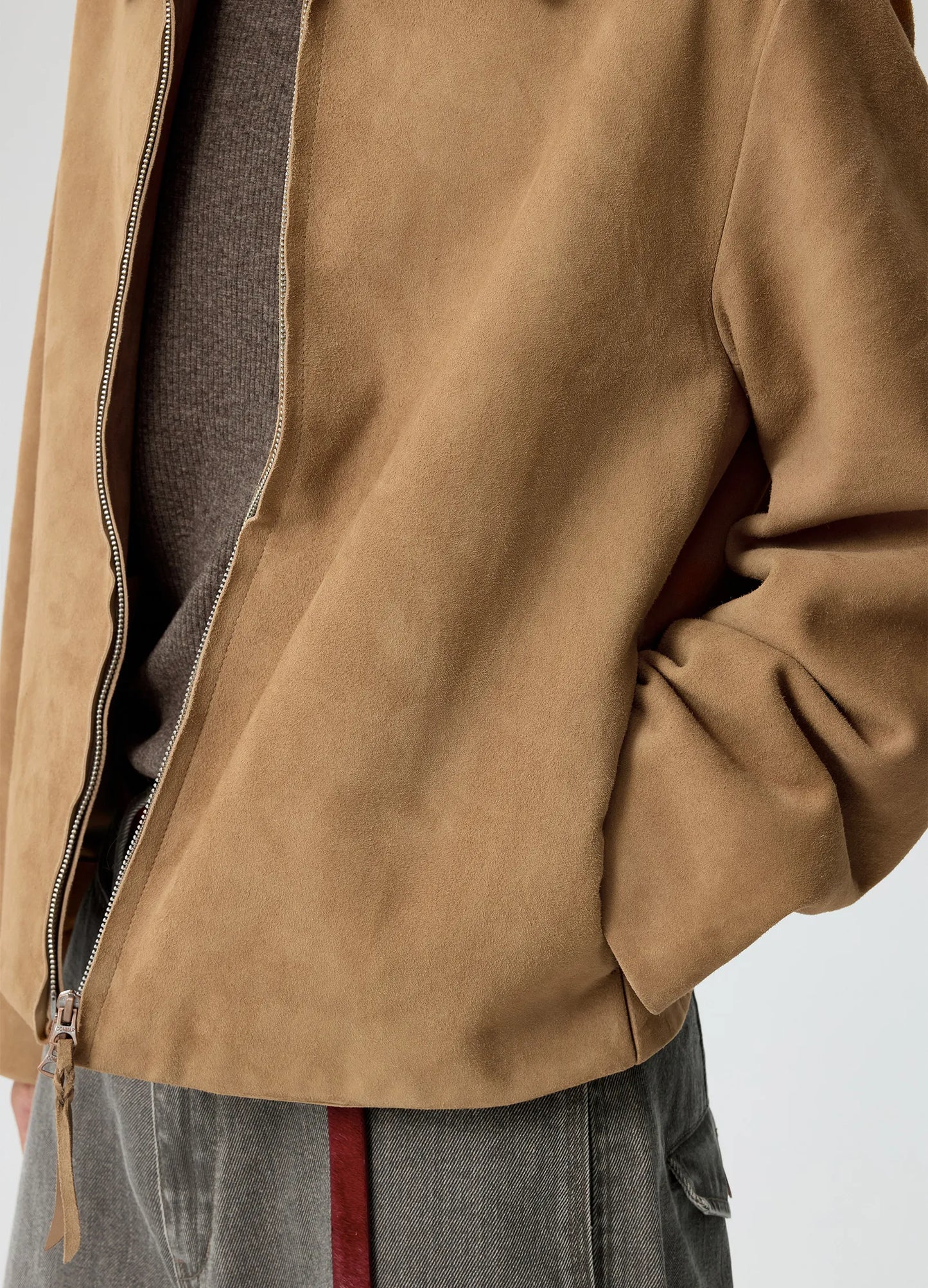 Suede Darted Jacket
