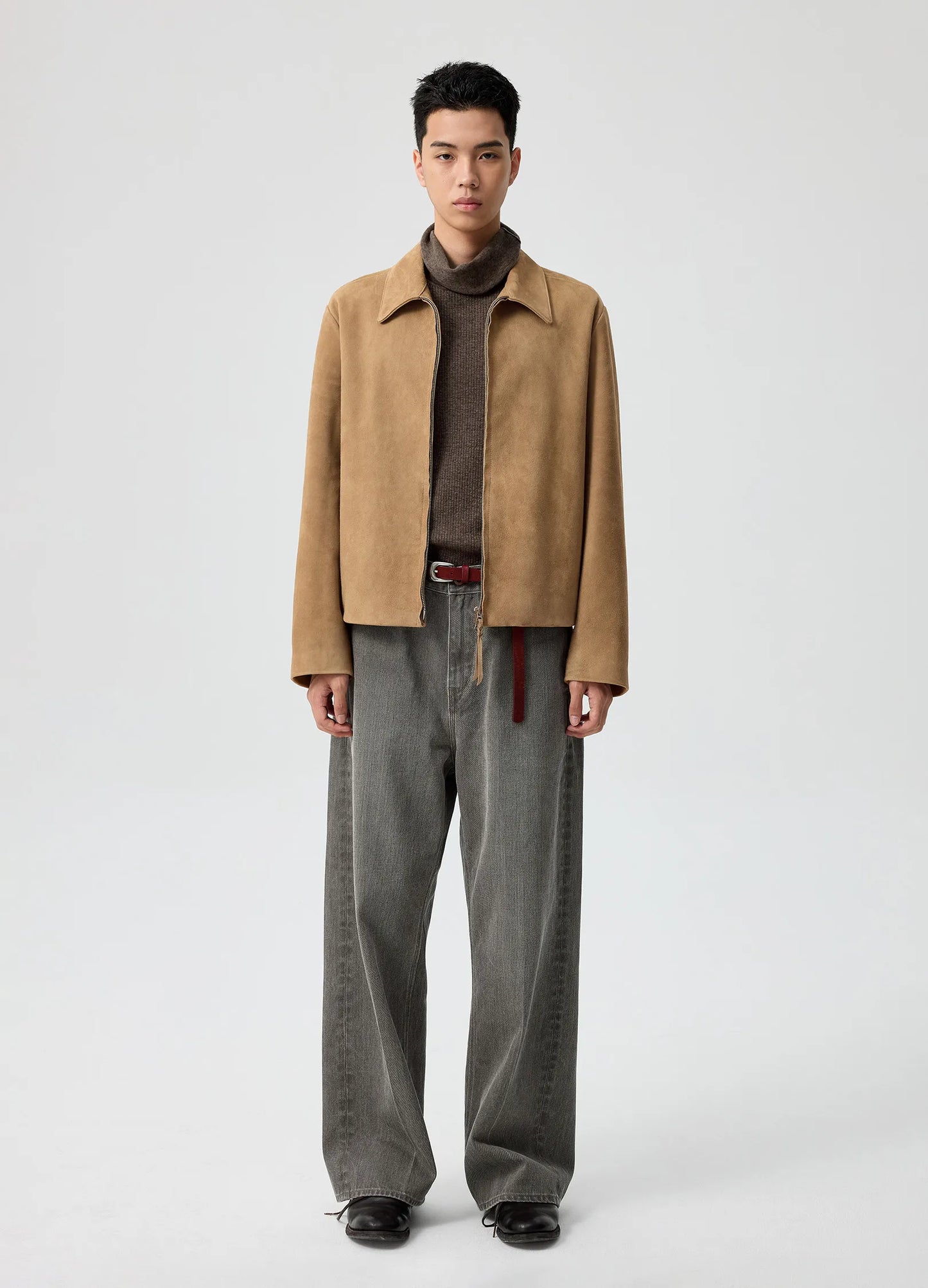 Suede Darted Jacket