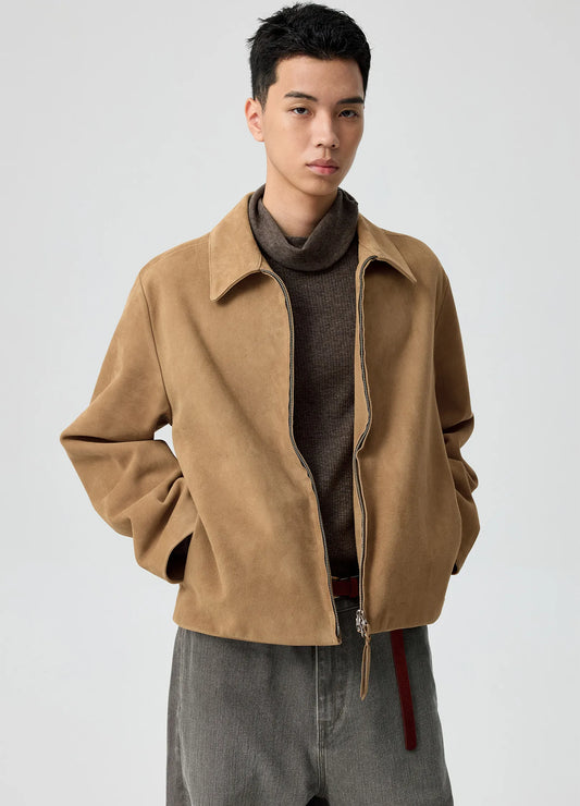 Suede Darted Jacket