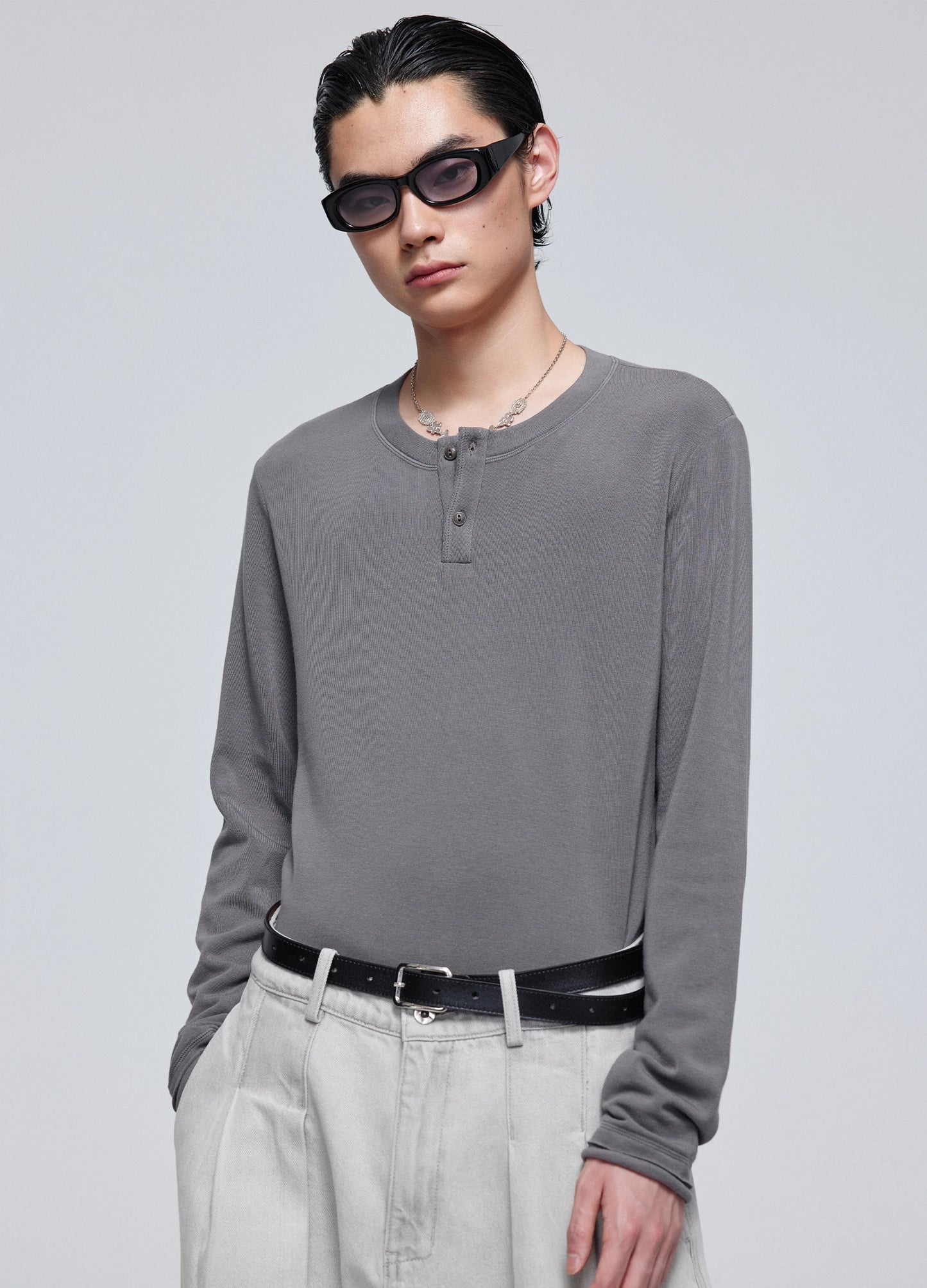 Henley Shirt Mens