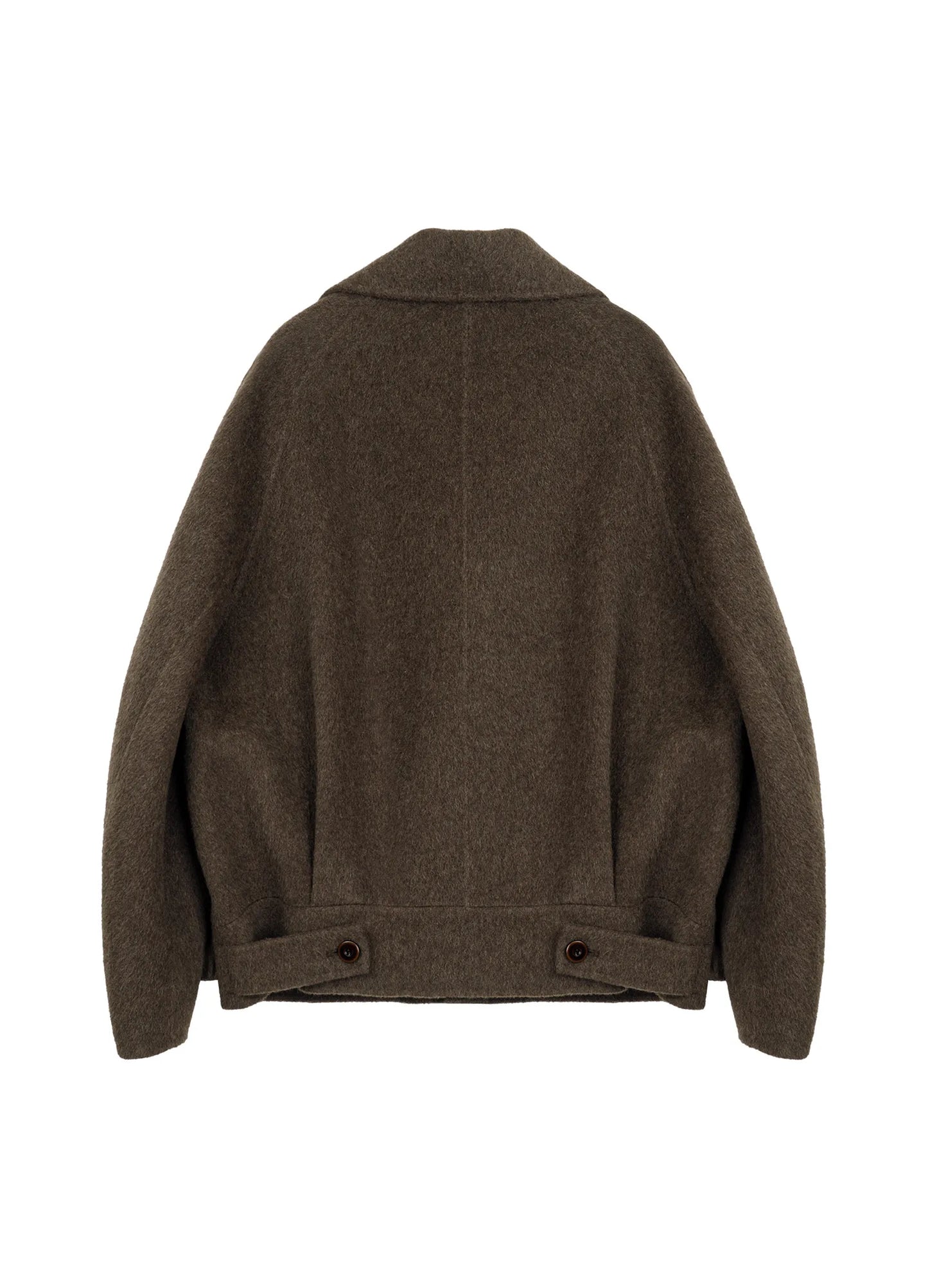 High Neck Wool Jacket
