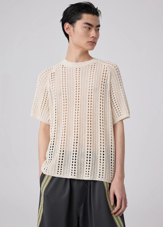 Hollow Crochet Tee