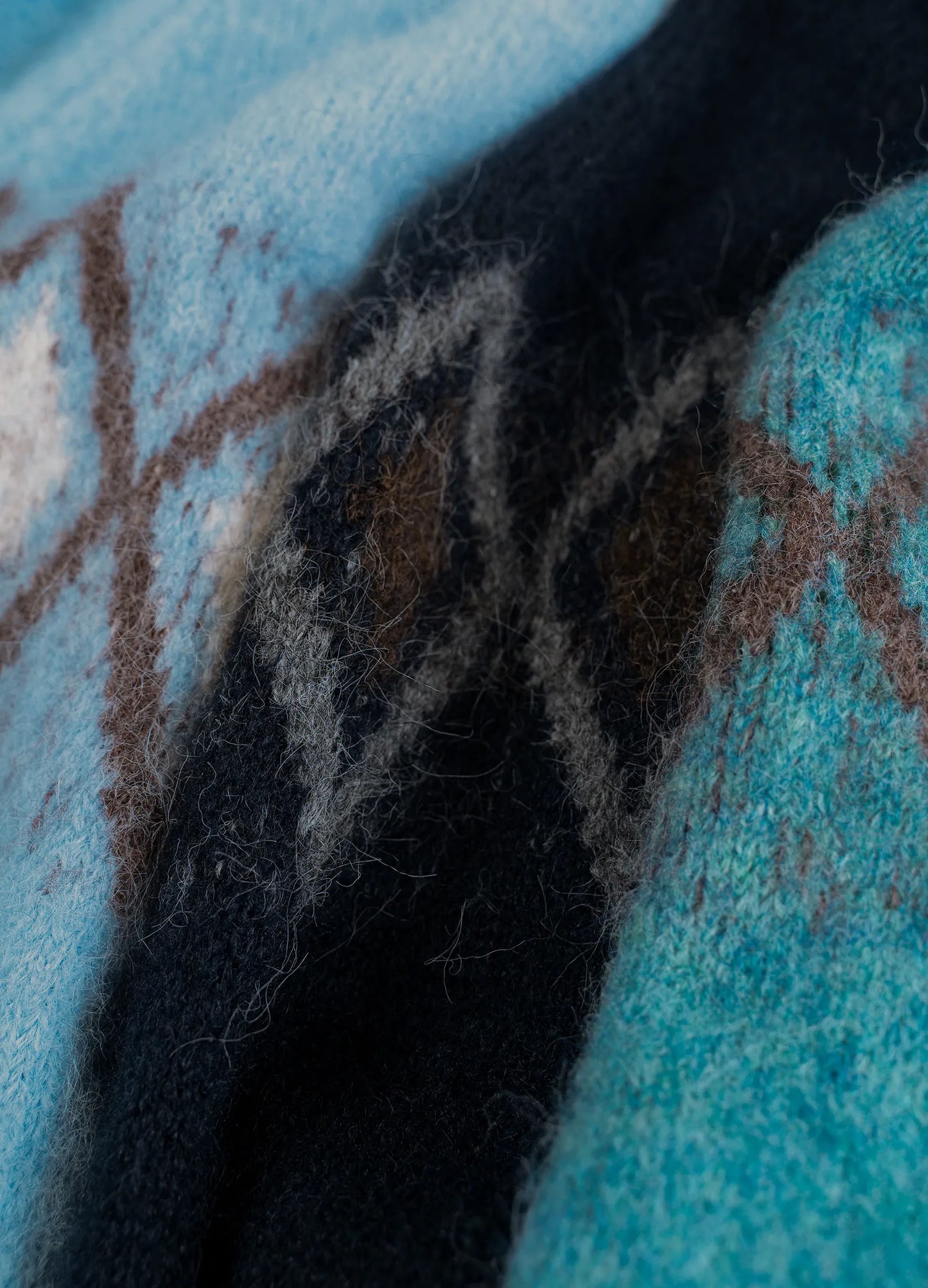 Jacquard Hooded Sweater