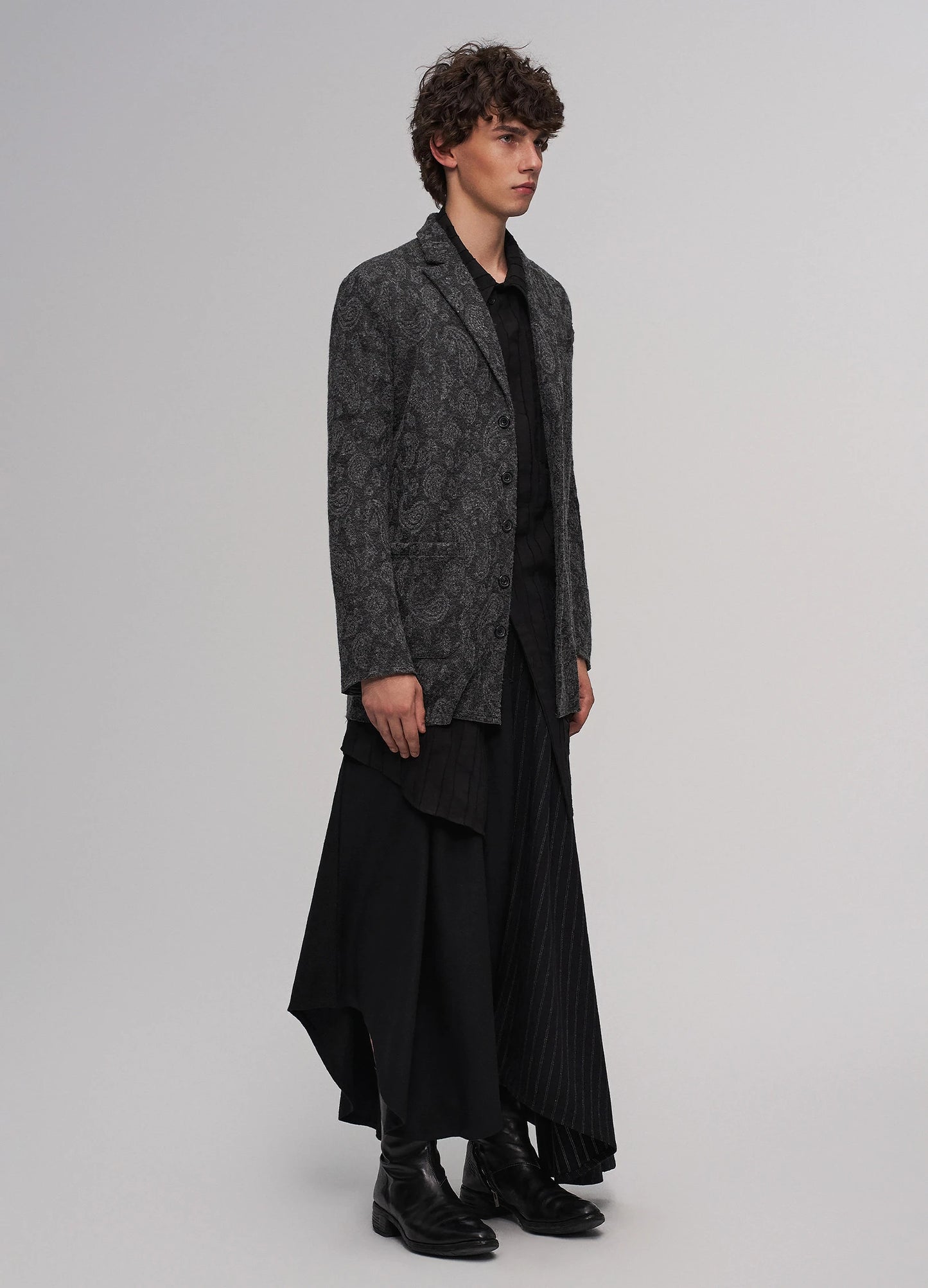 Jacquard Knit Blazer