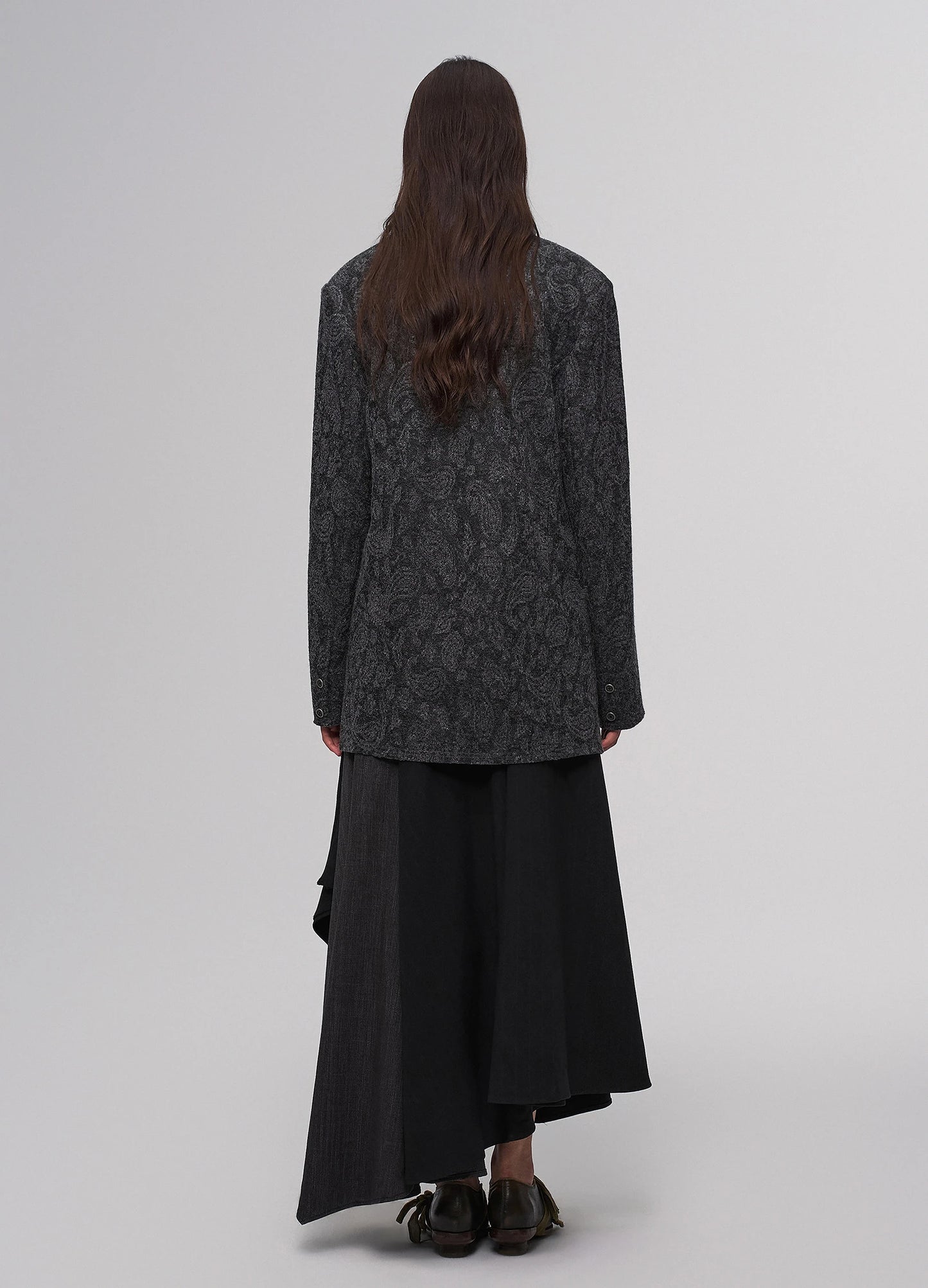 Jacquard Knit Blazer