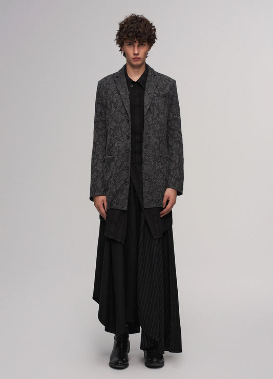 Jacquard Knit Blazer