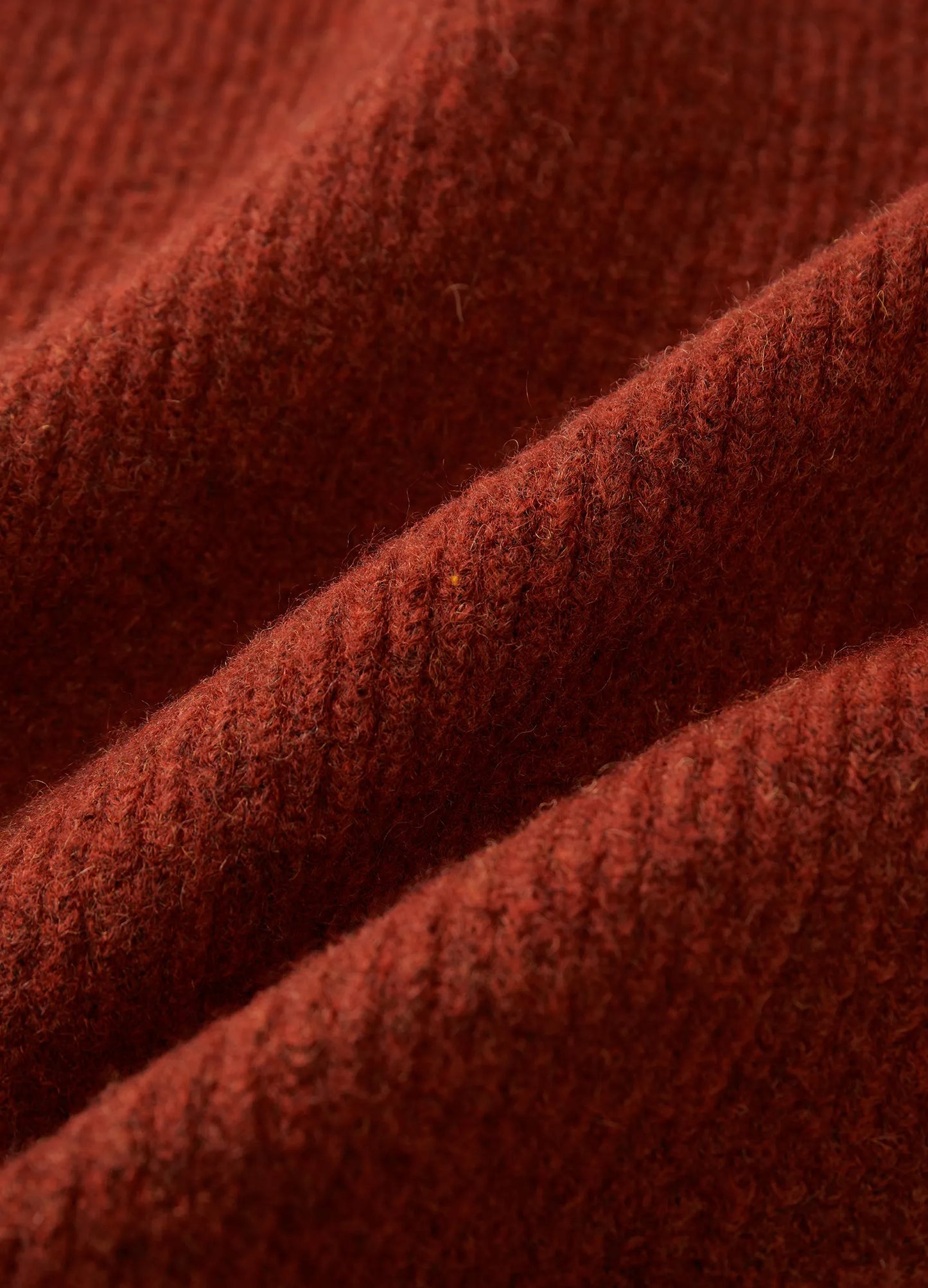 Knitted Wool Zip Sweater