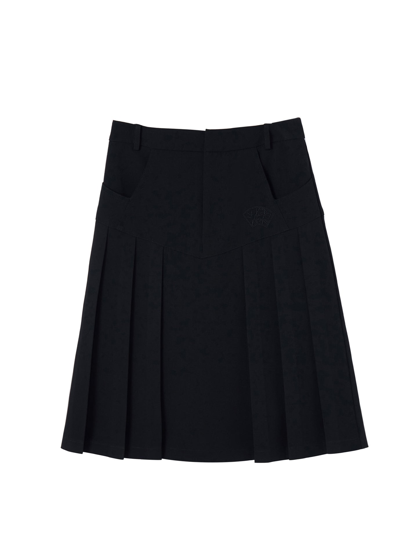 Pleated Half Skirt