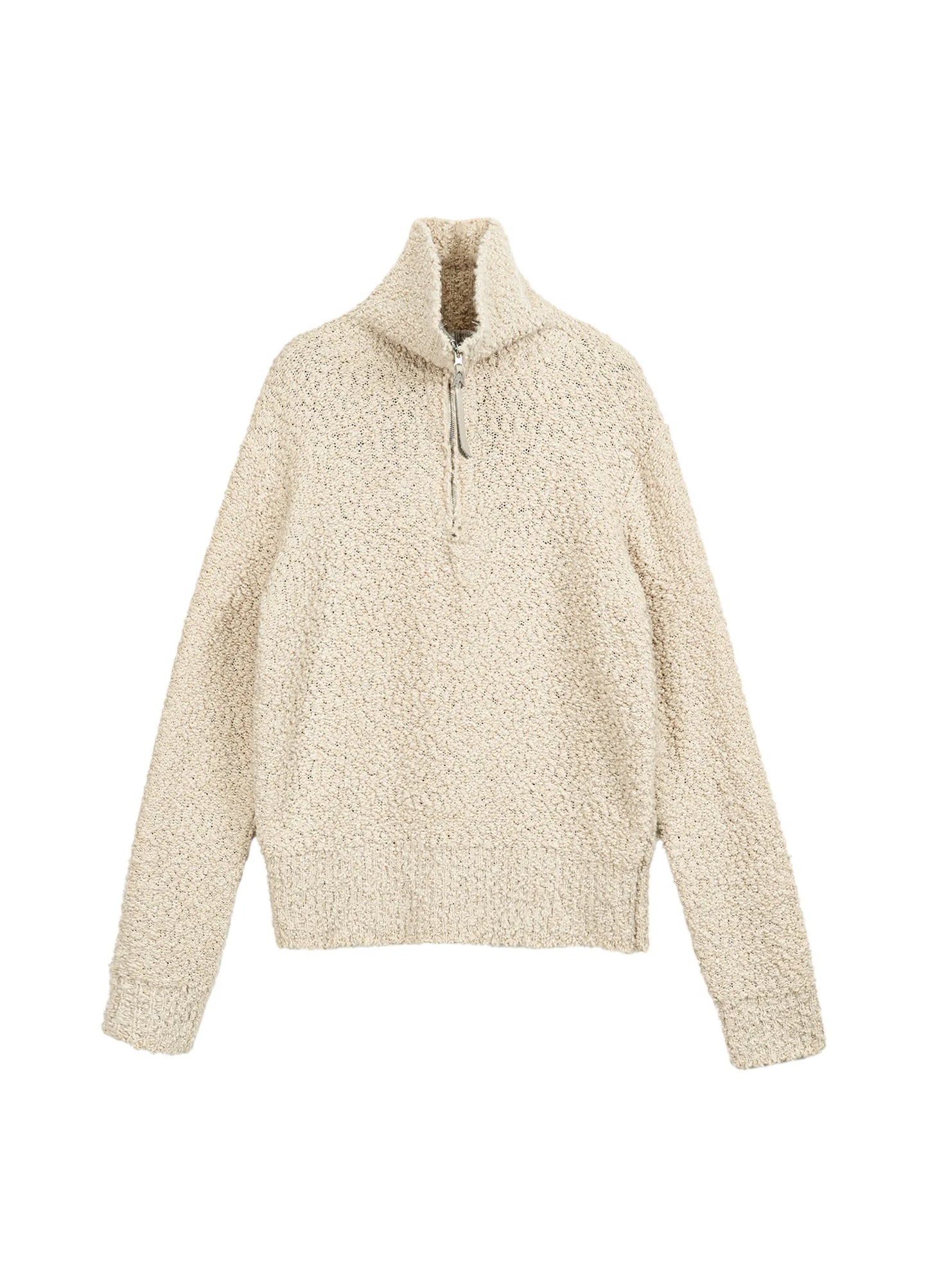 Lambswool Zip Sweater