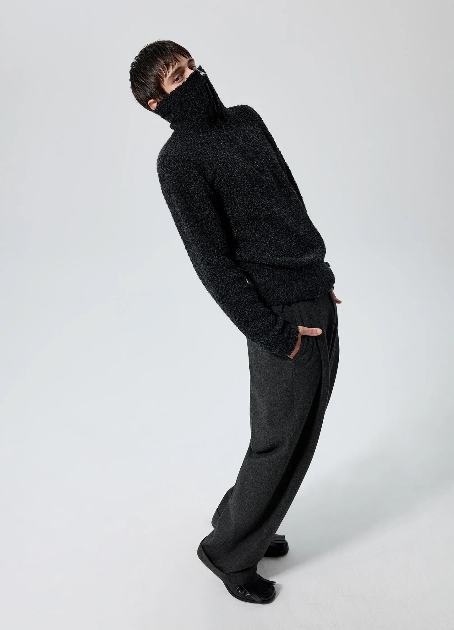 Lambswool Zip Sweater