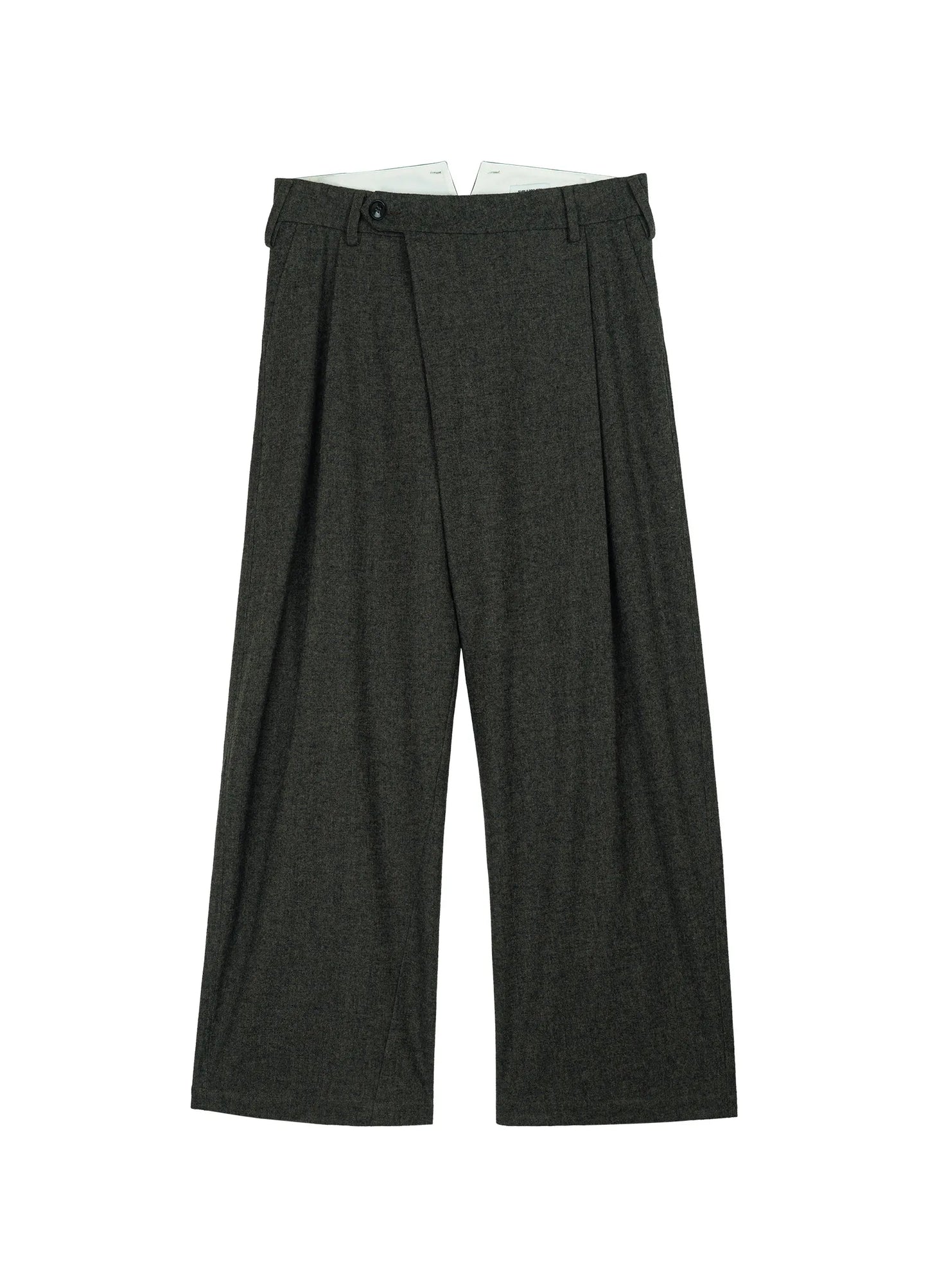 Layered Wool Trousers