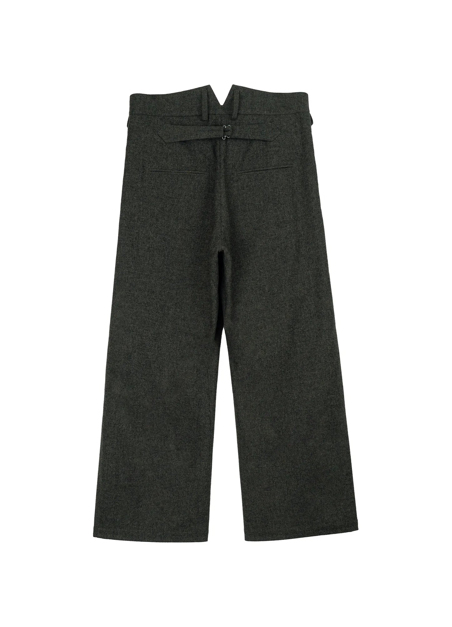 Layered Wool Trousers