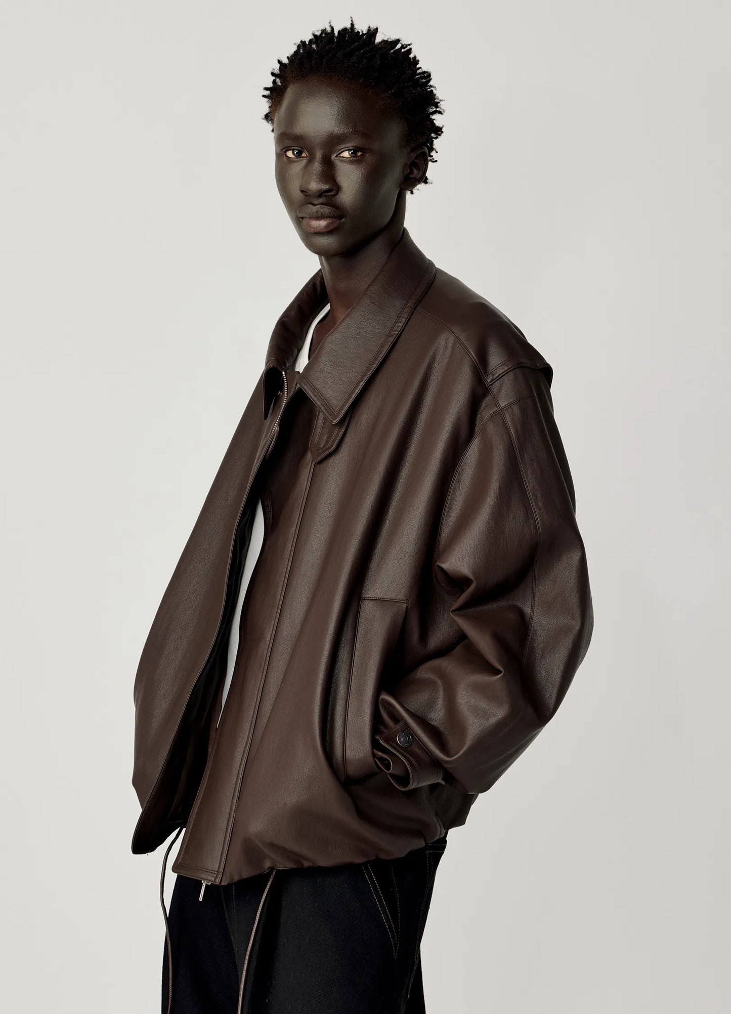 Leather Aviator Jacket