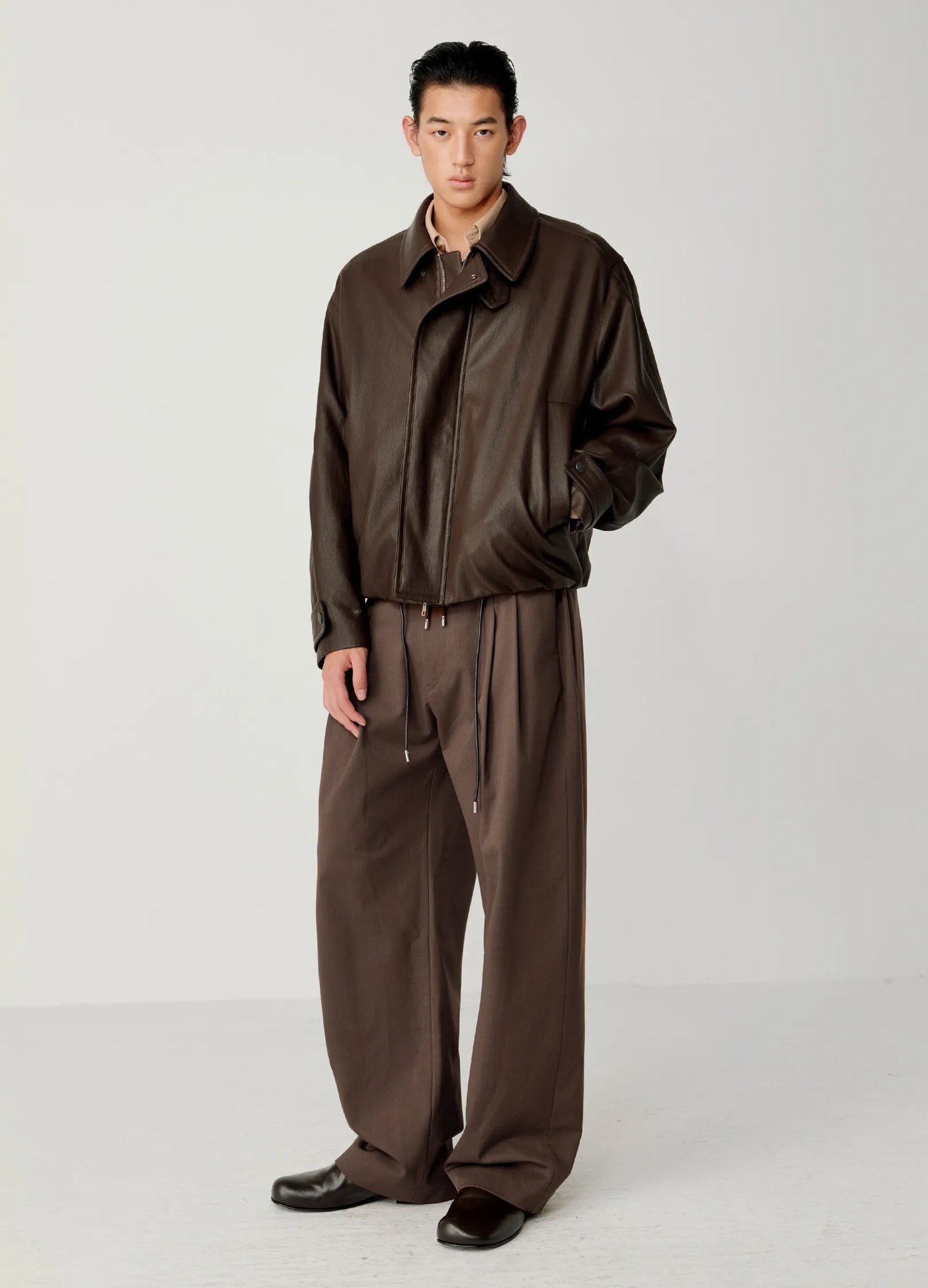 Leather Aviator Jacket