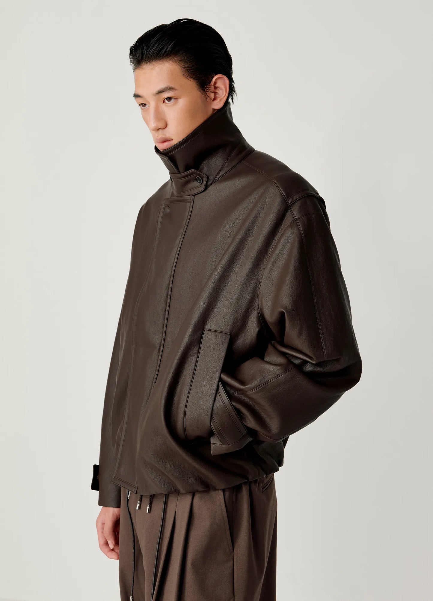 Leather Aviator Jacket