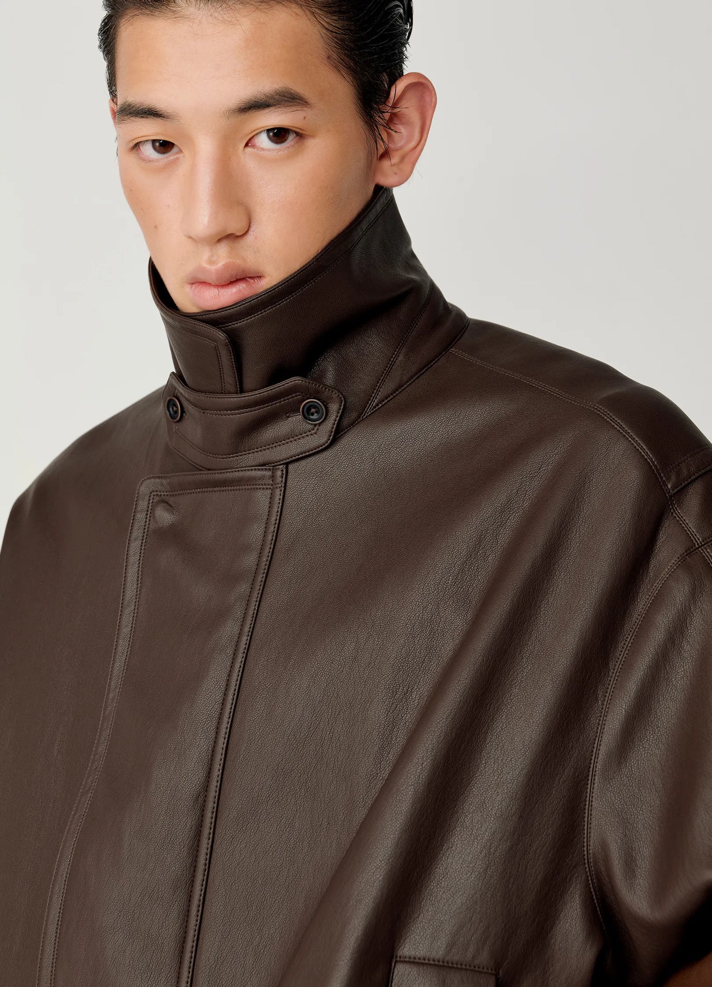 Leather Aviator Jacket