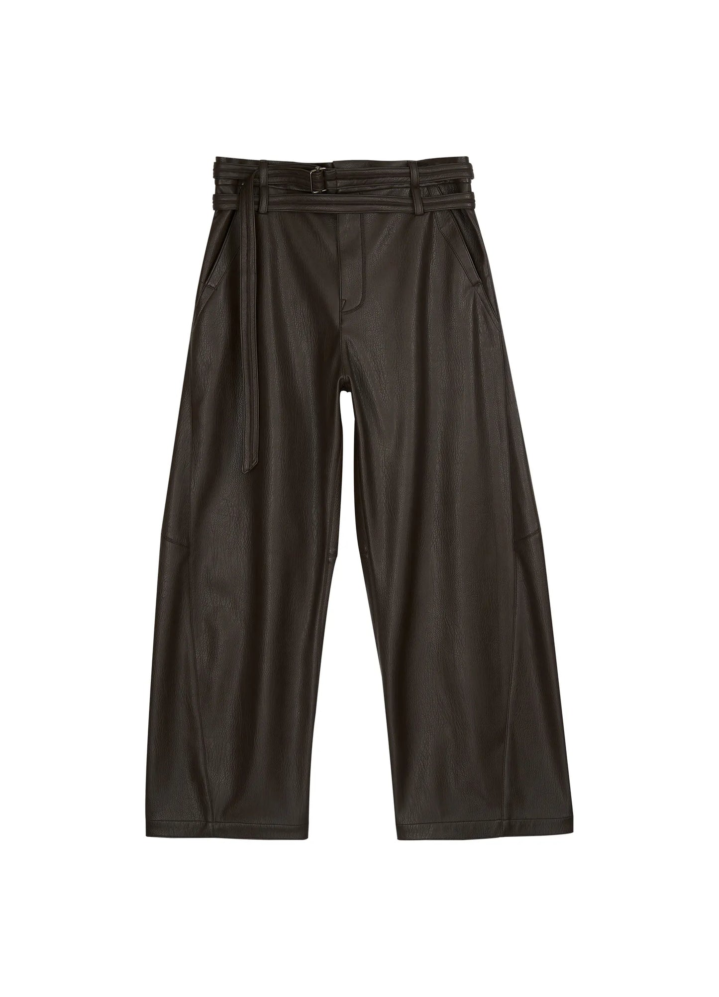 Leather Darted Trousers