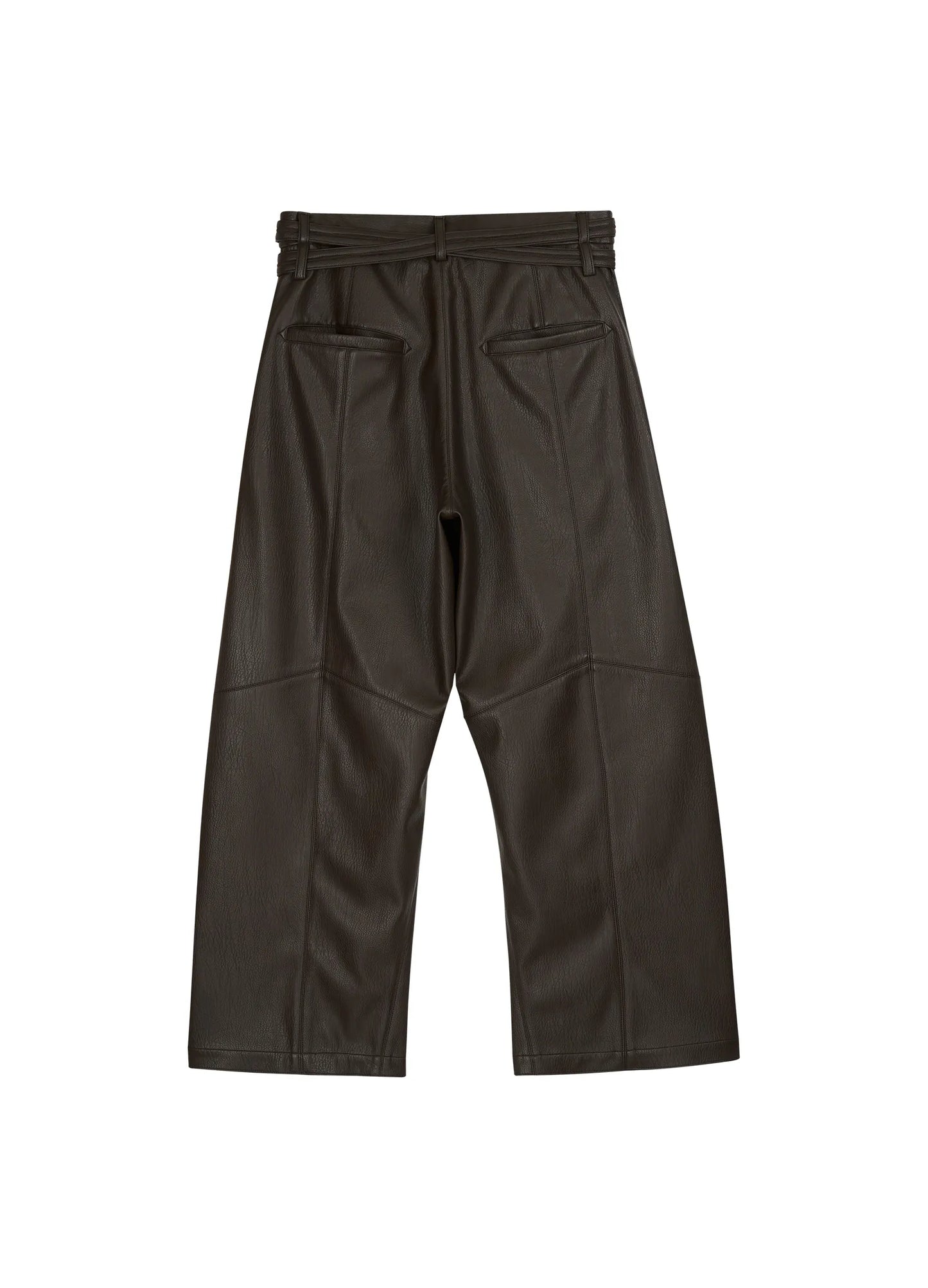 Leather Darted Trousers