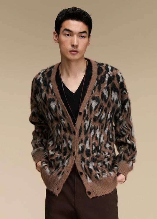 Leopard Print Cardigan