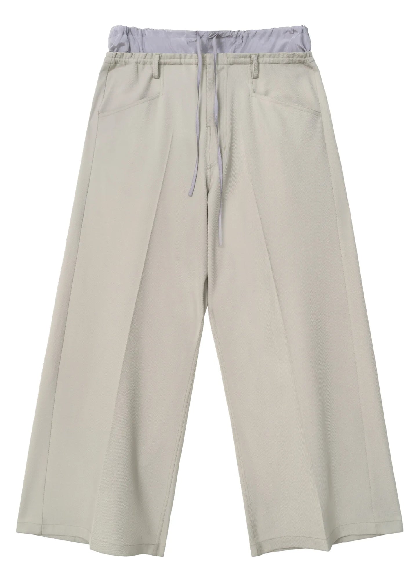 Light Splicing Wide Trousers