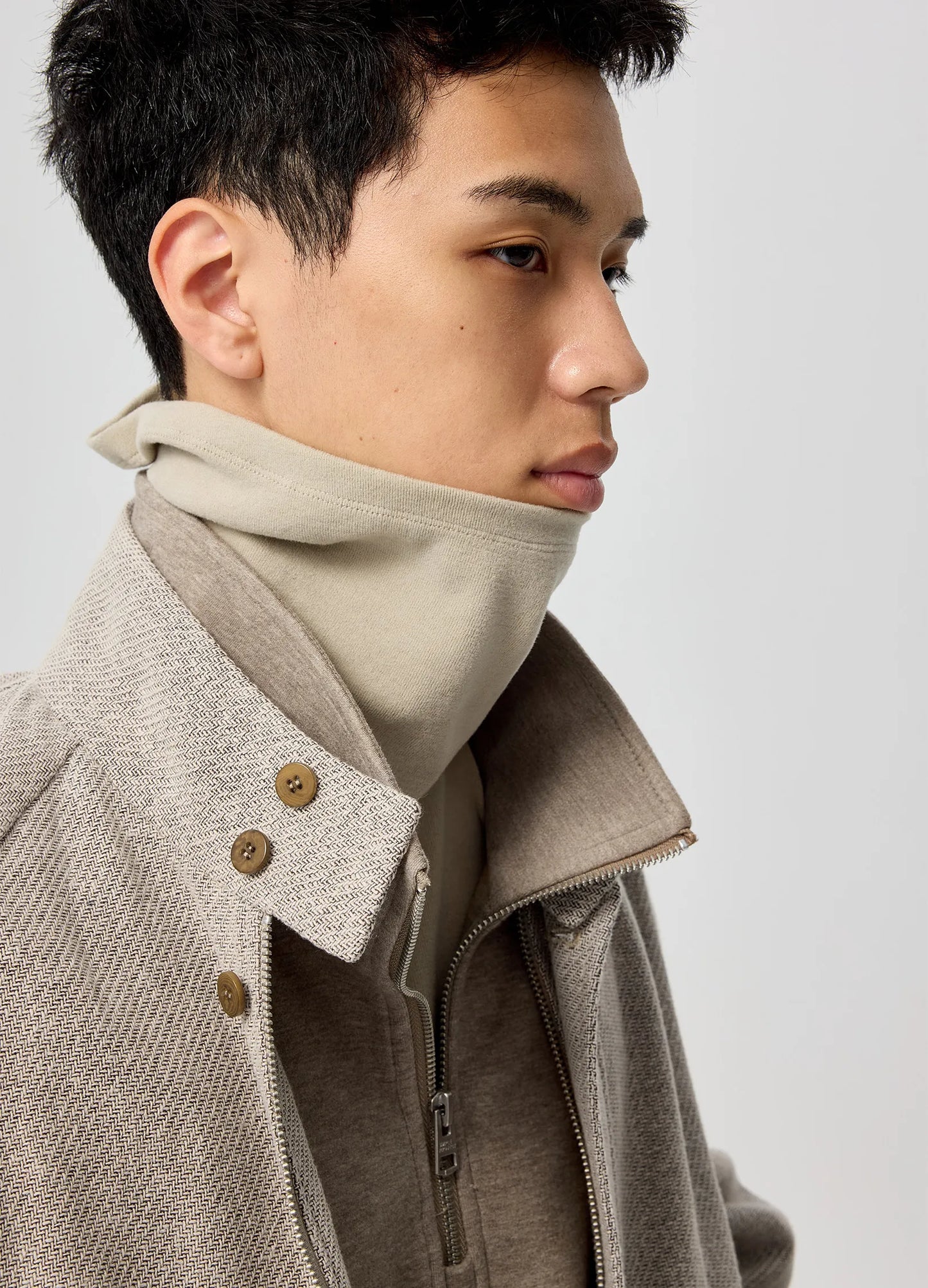 Linen Harrington Jacket