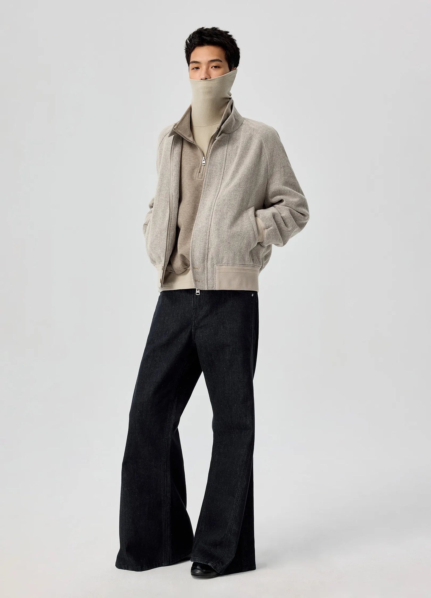 Linen Harrington Jacket