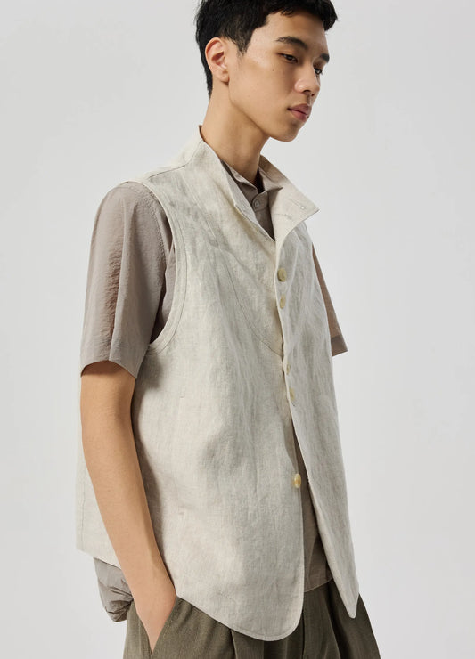 Linen Vest