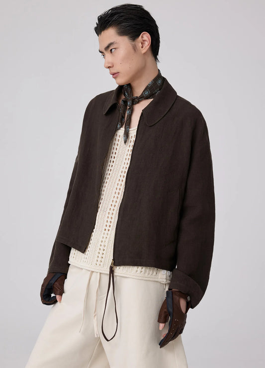 Linen Work Jacket