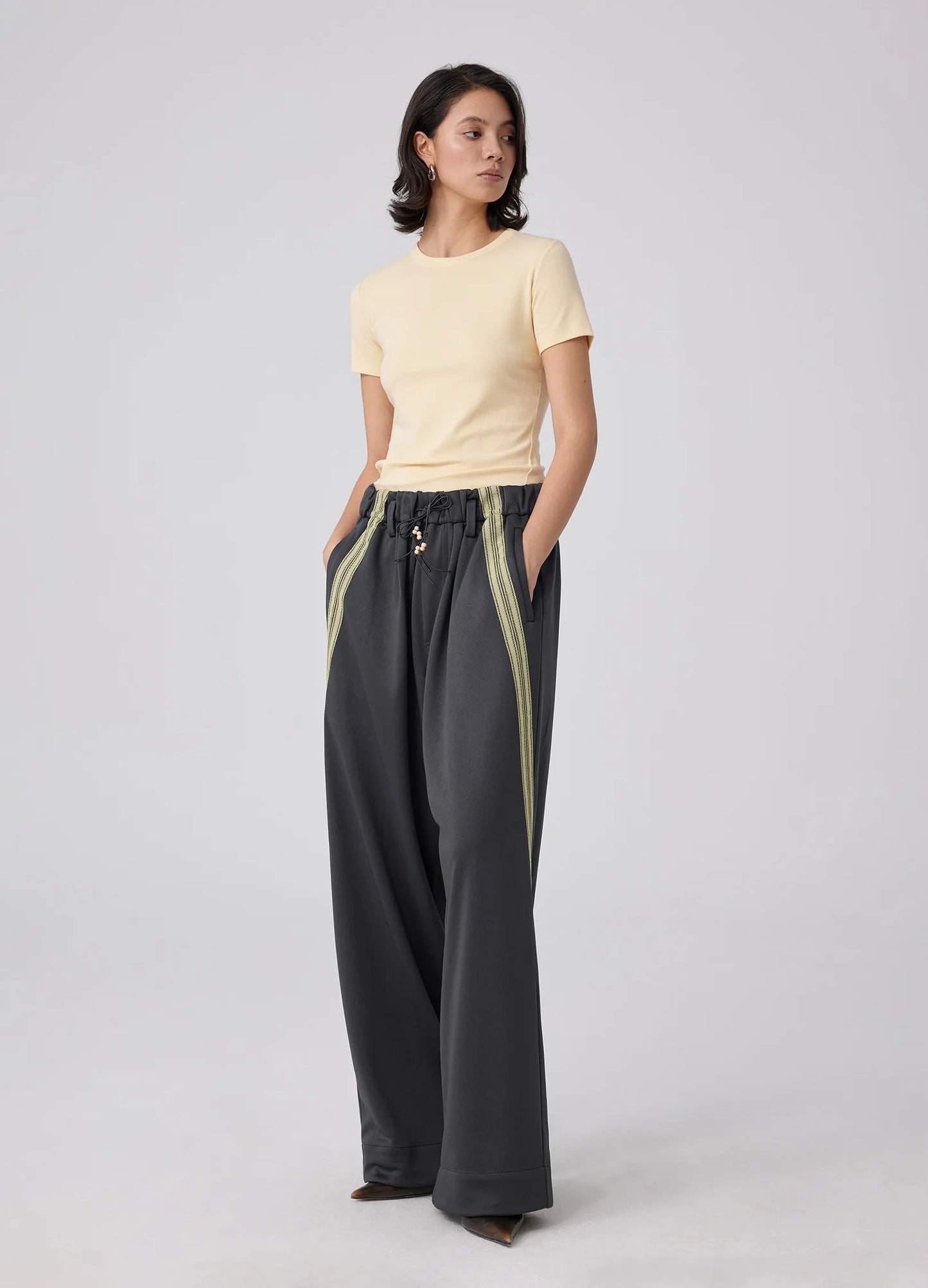 Loose Side Seam Track Pants