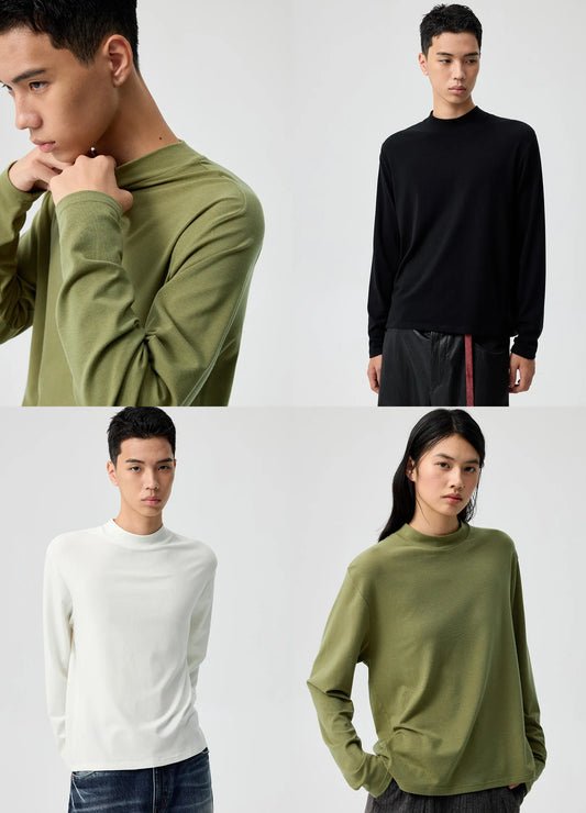 Mock Neck Longsleeve