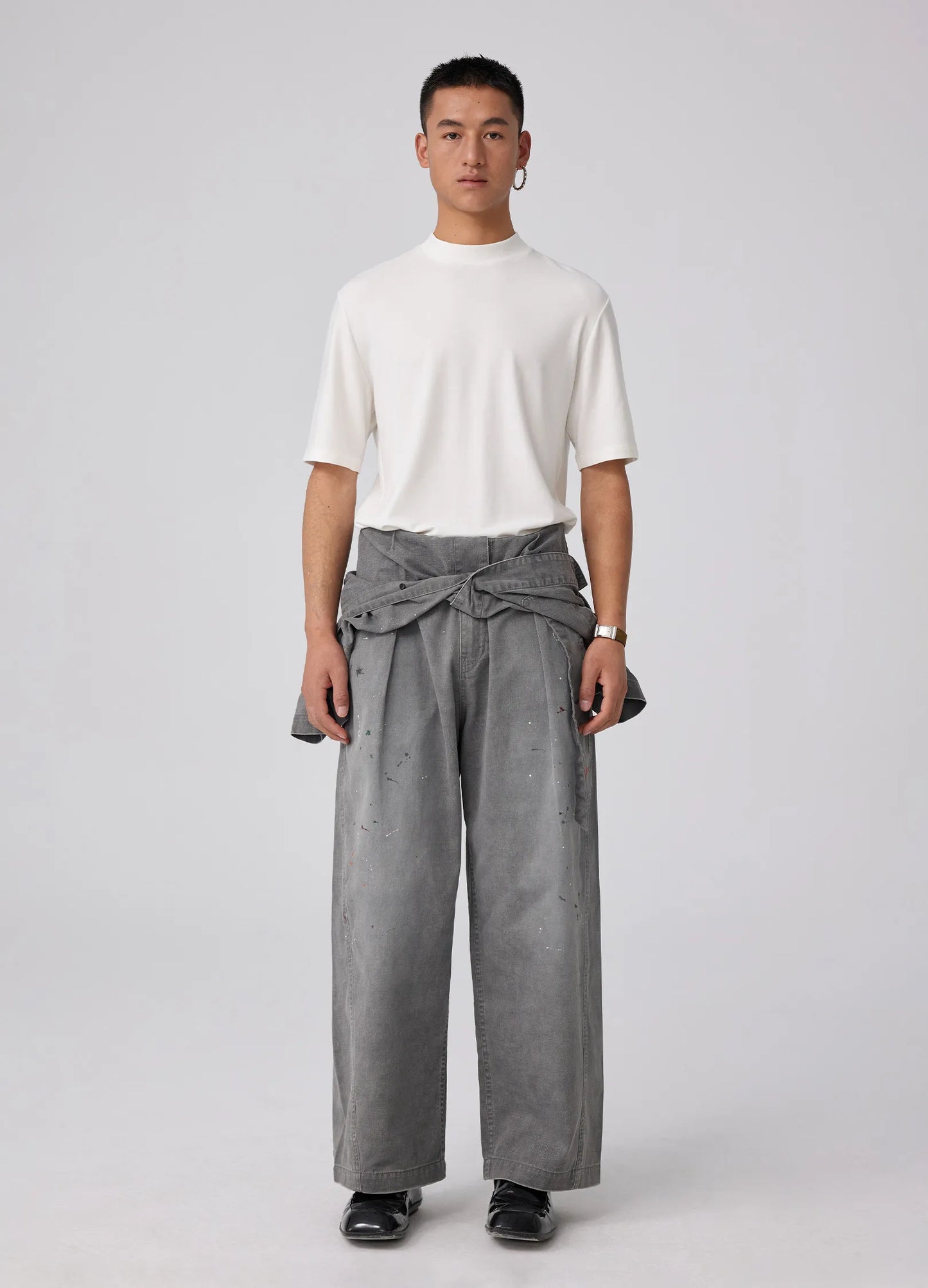 Mock Neck Tee