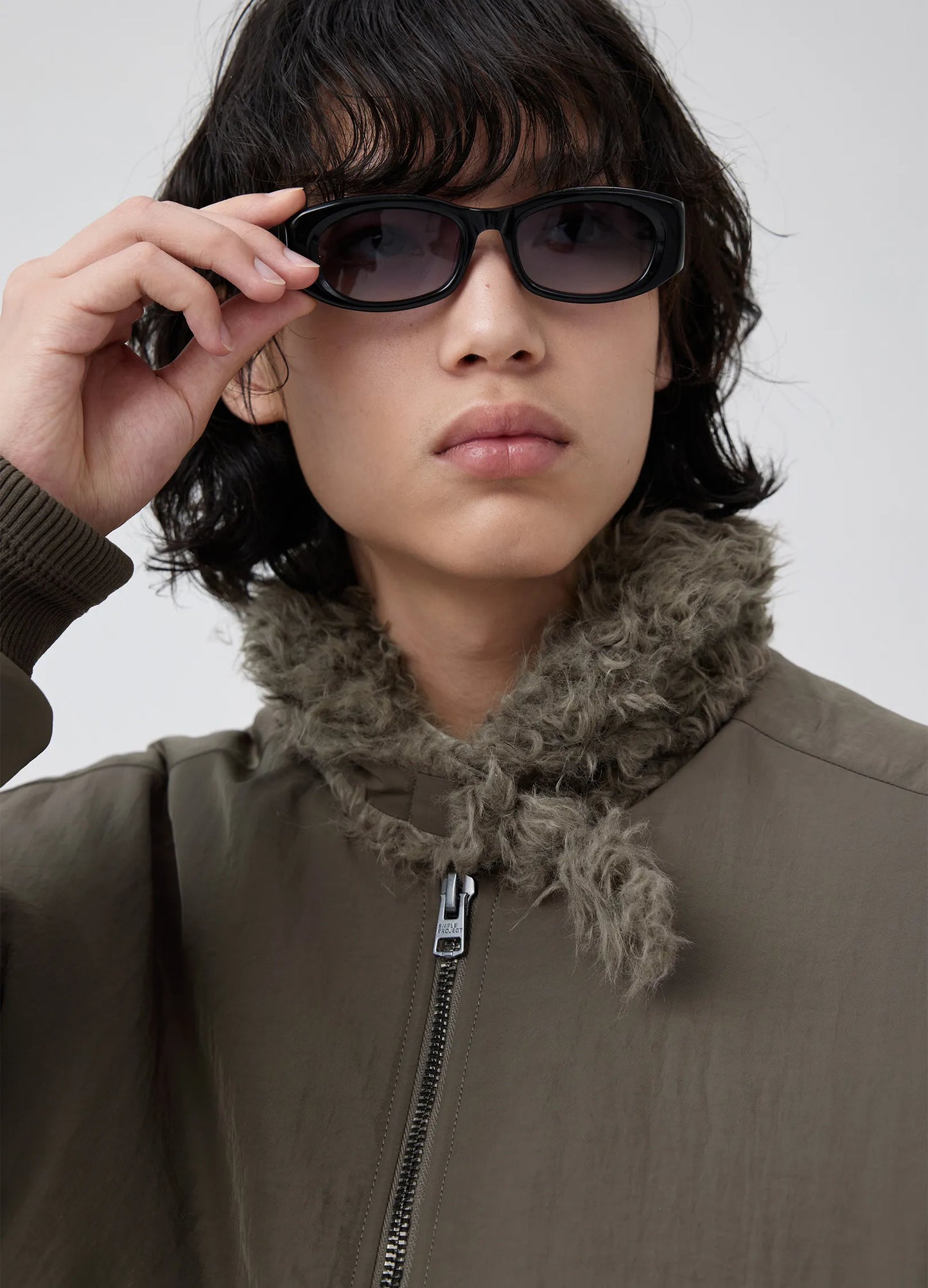 Mohair Collar Bomber