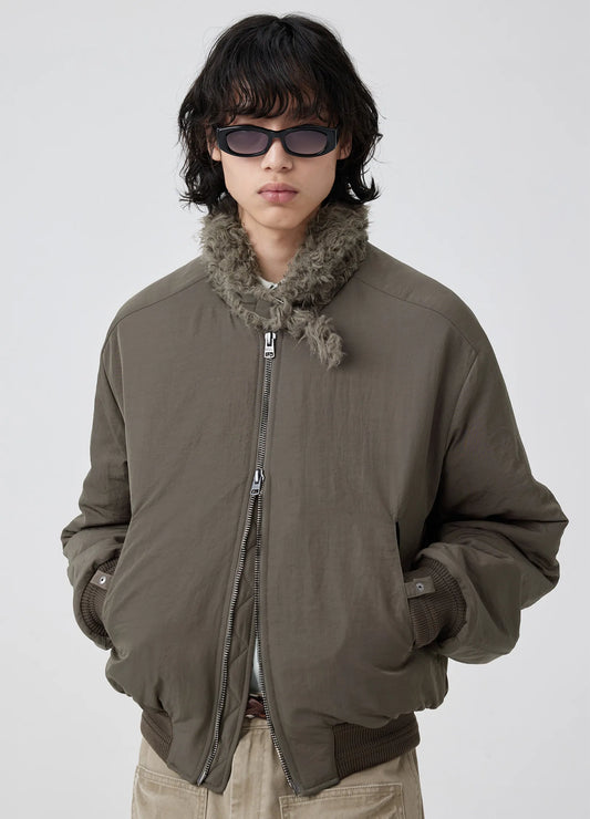 Mohair Collar Bomber