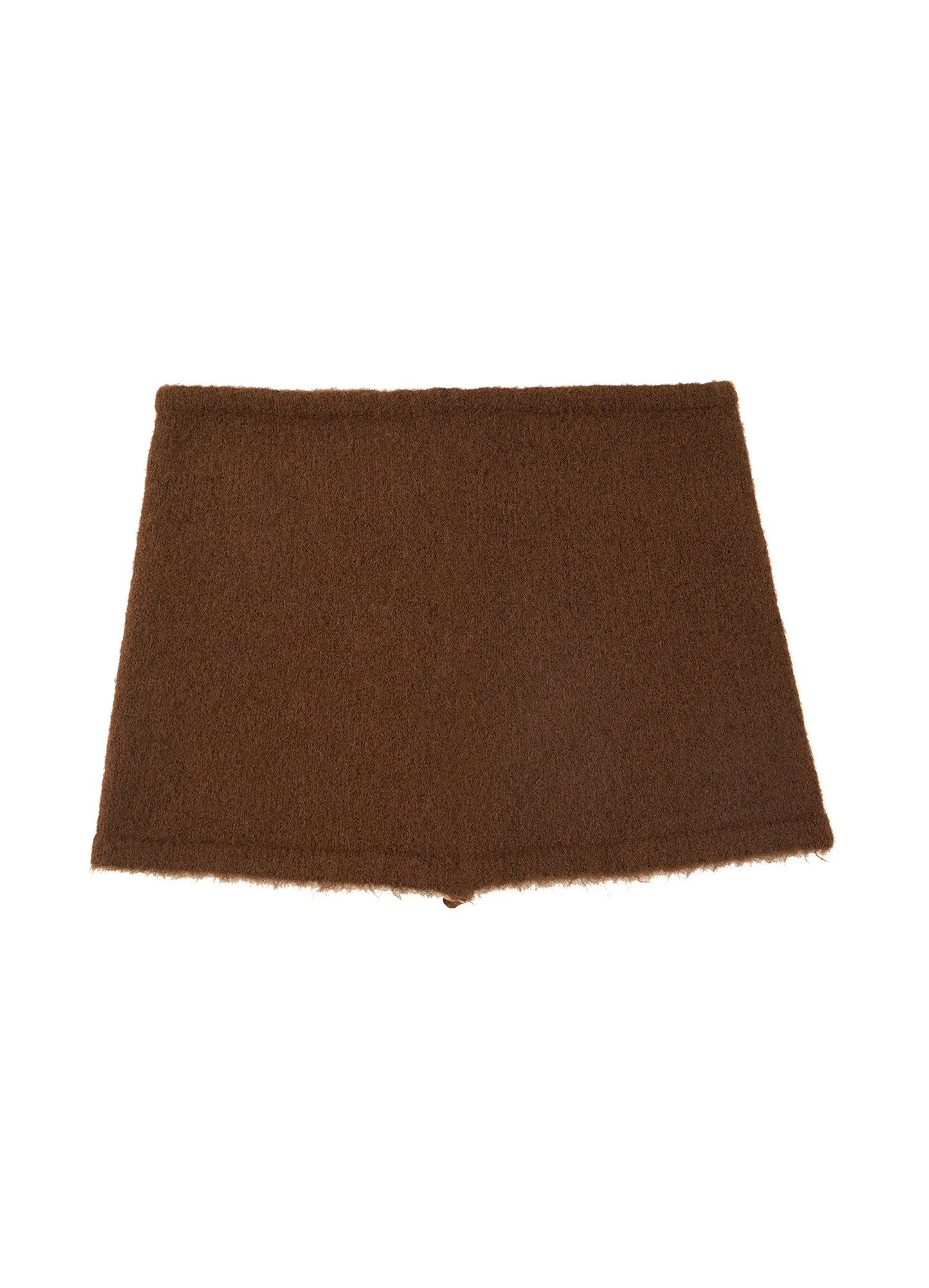 Mohair Double Miniskirt