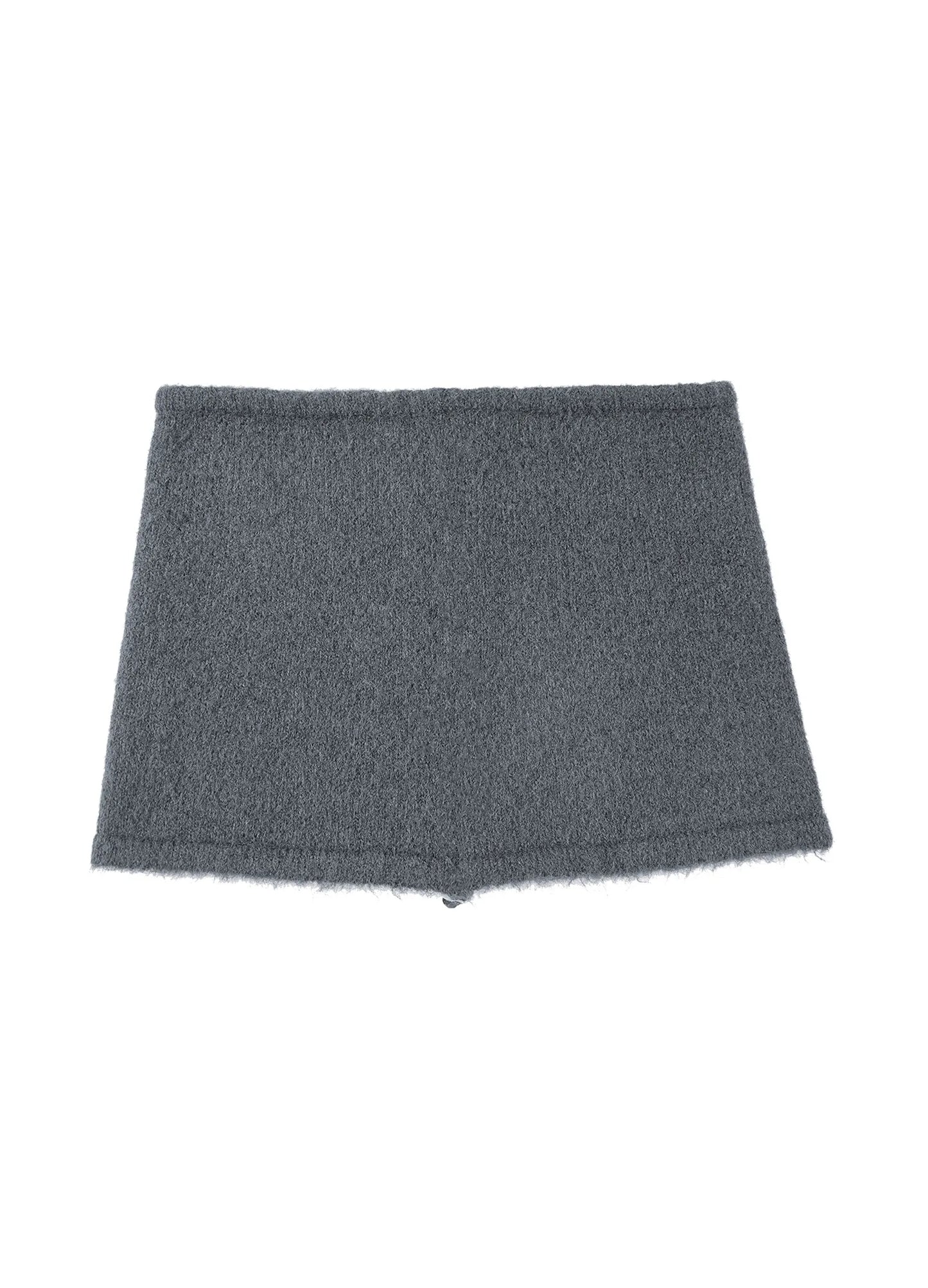 Mohair Double Miniskirt