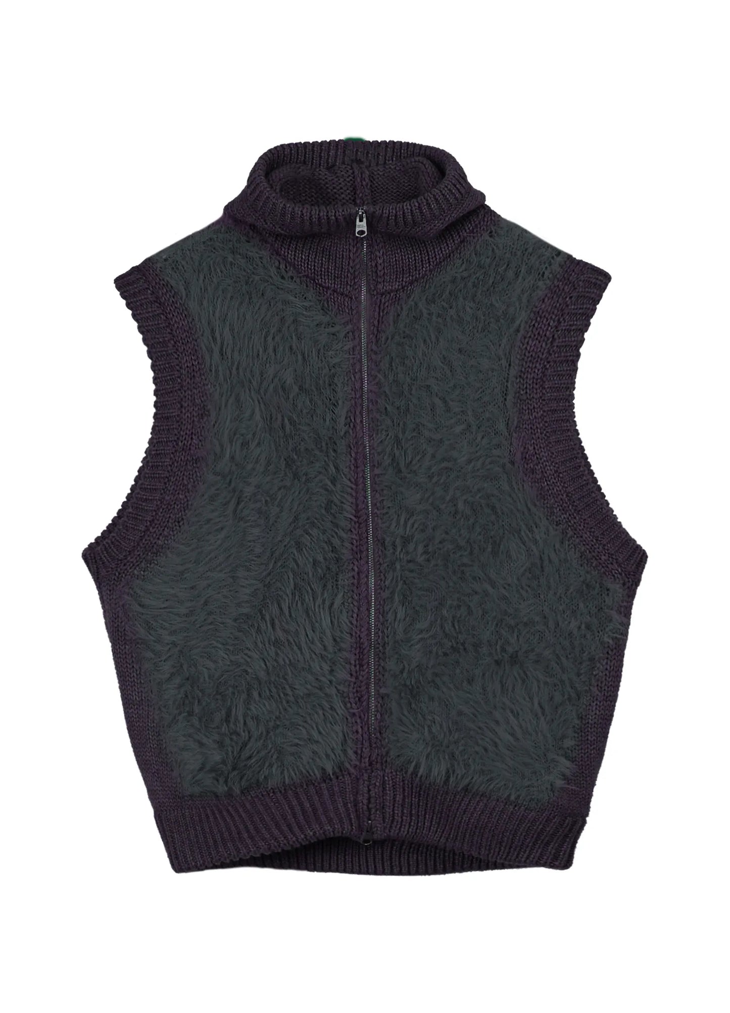 Mohair Zip Vest