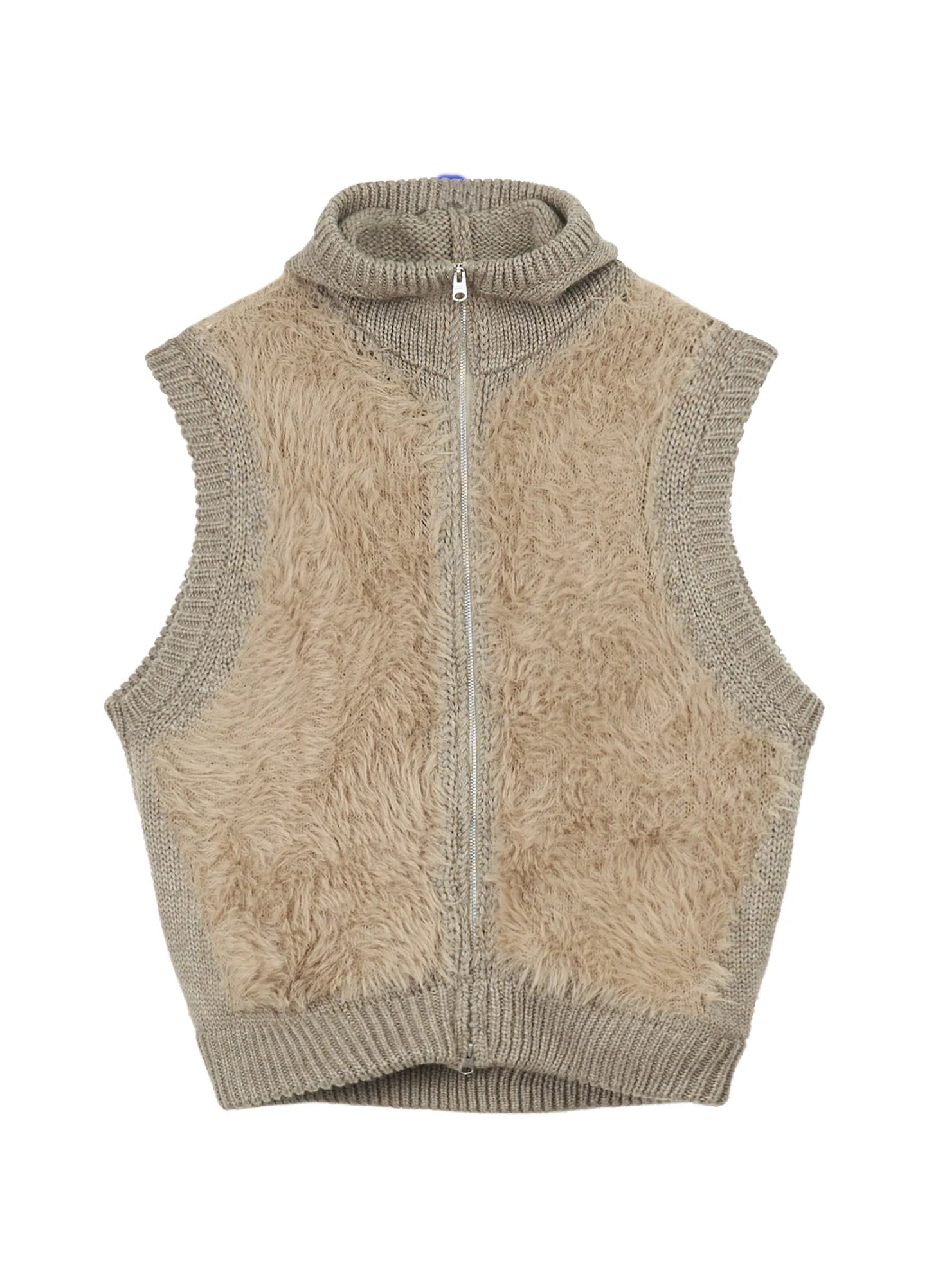 Mohair Zip Vest