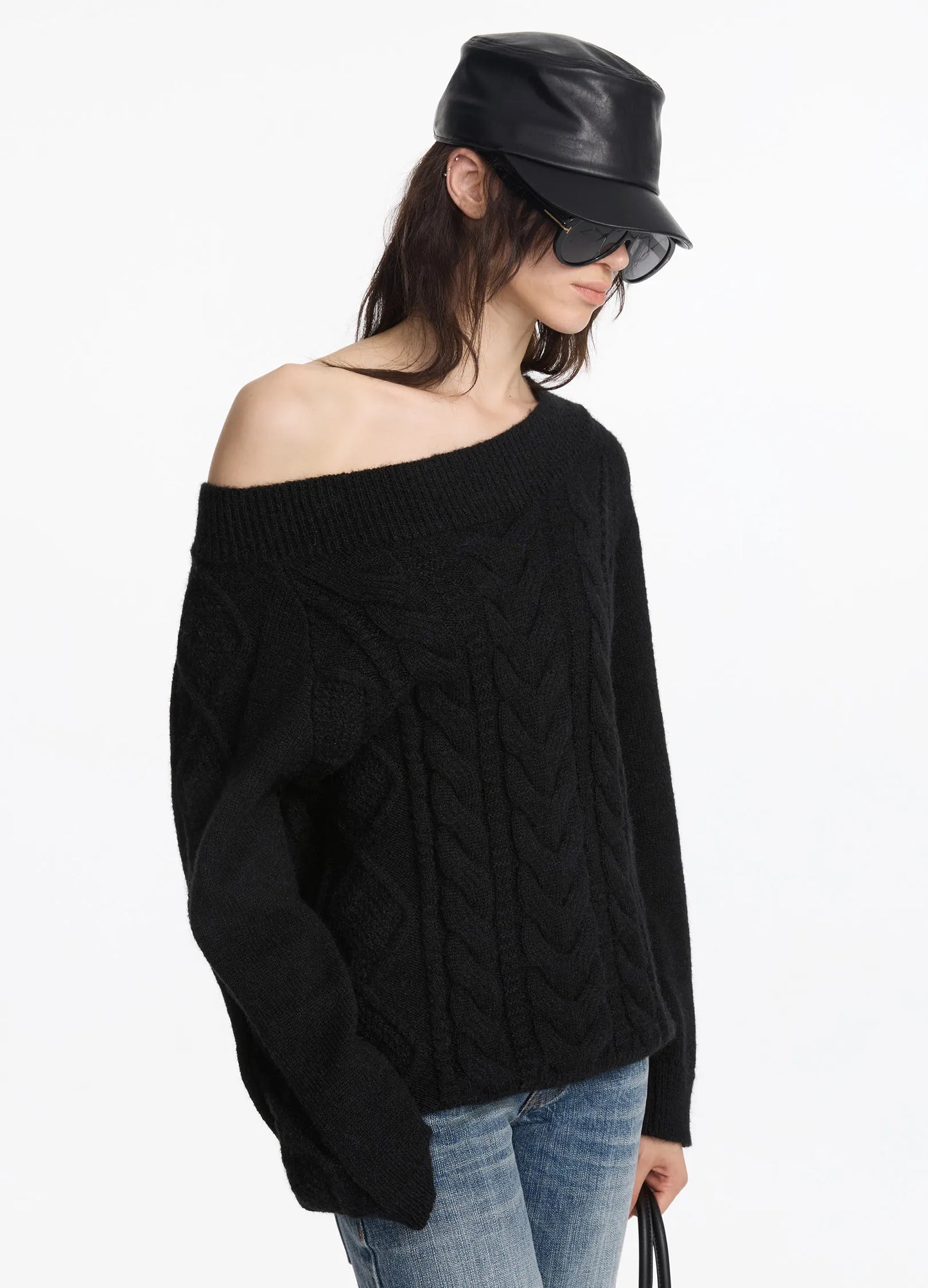 Off-Shoulder Knit