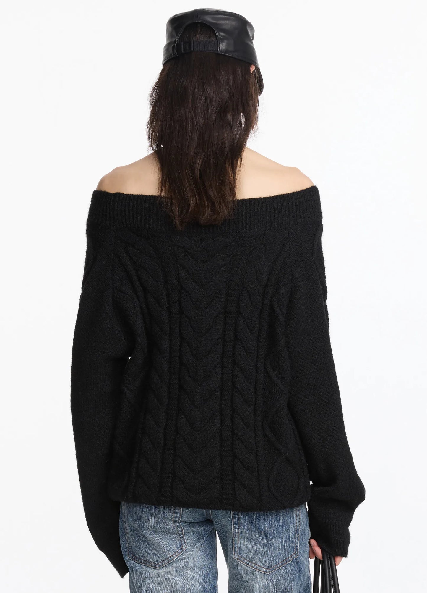 Off-Shoulder Knit