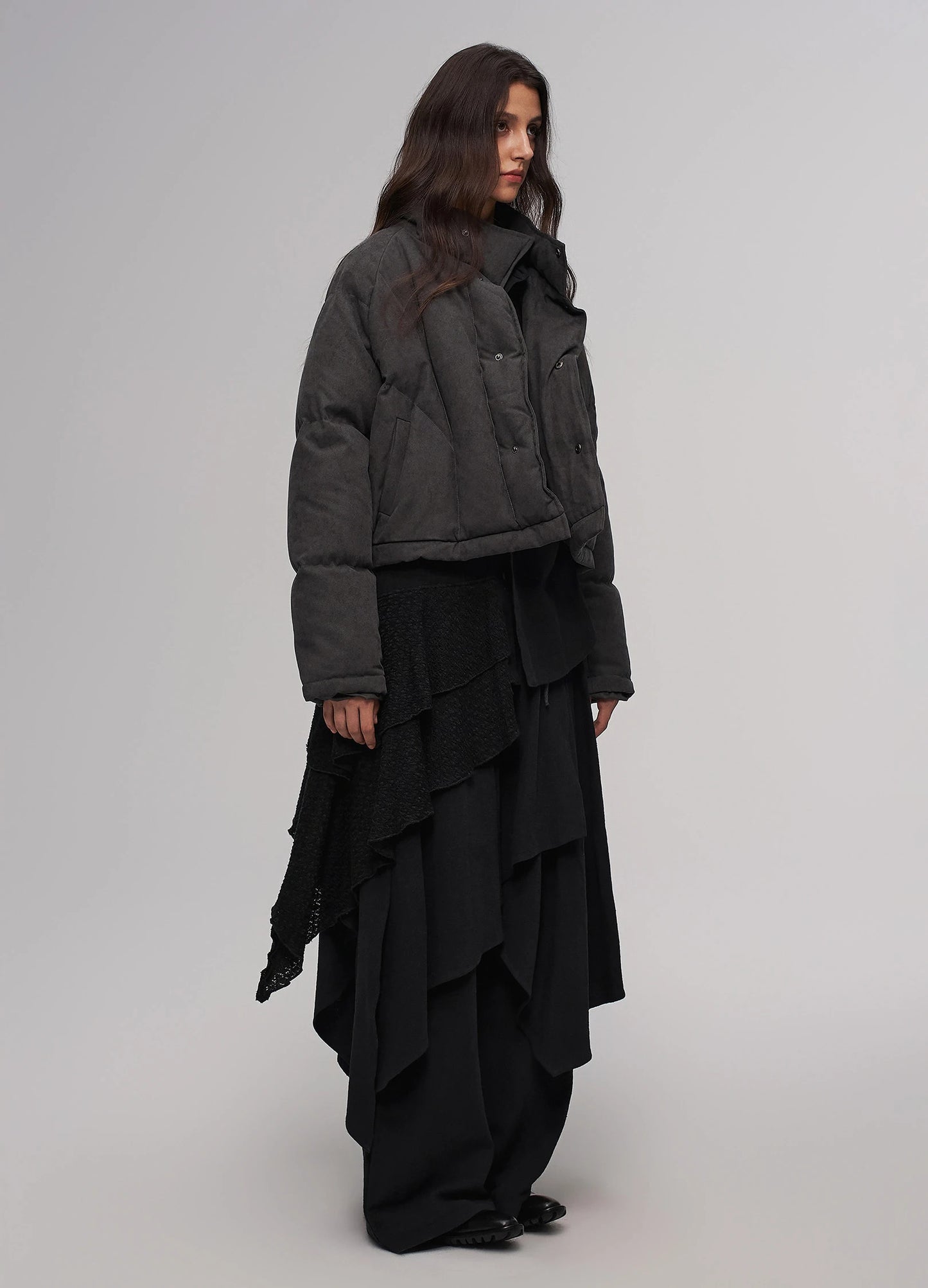 Offset Collar Puffer