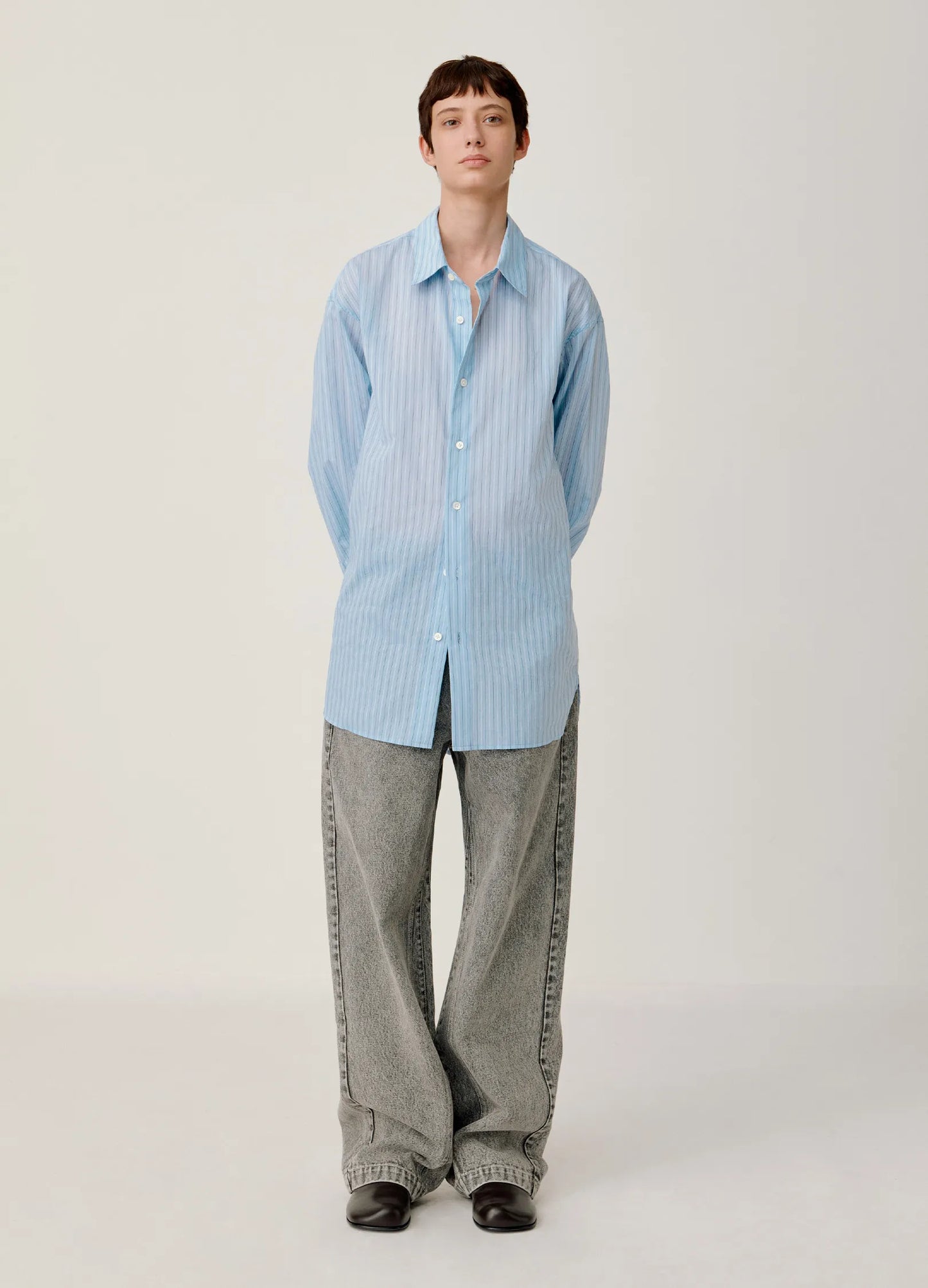 Oversized Pinstripe Shirt