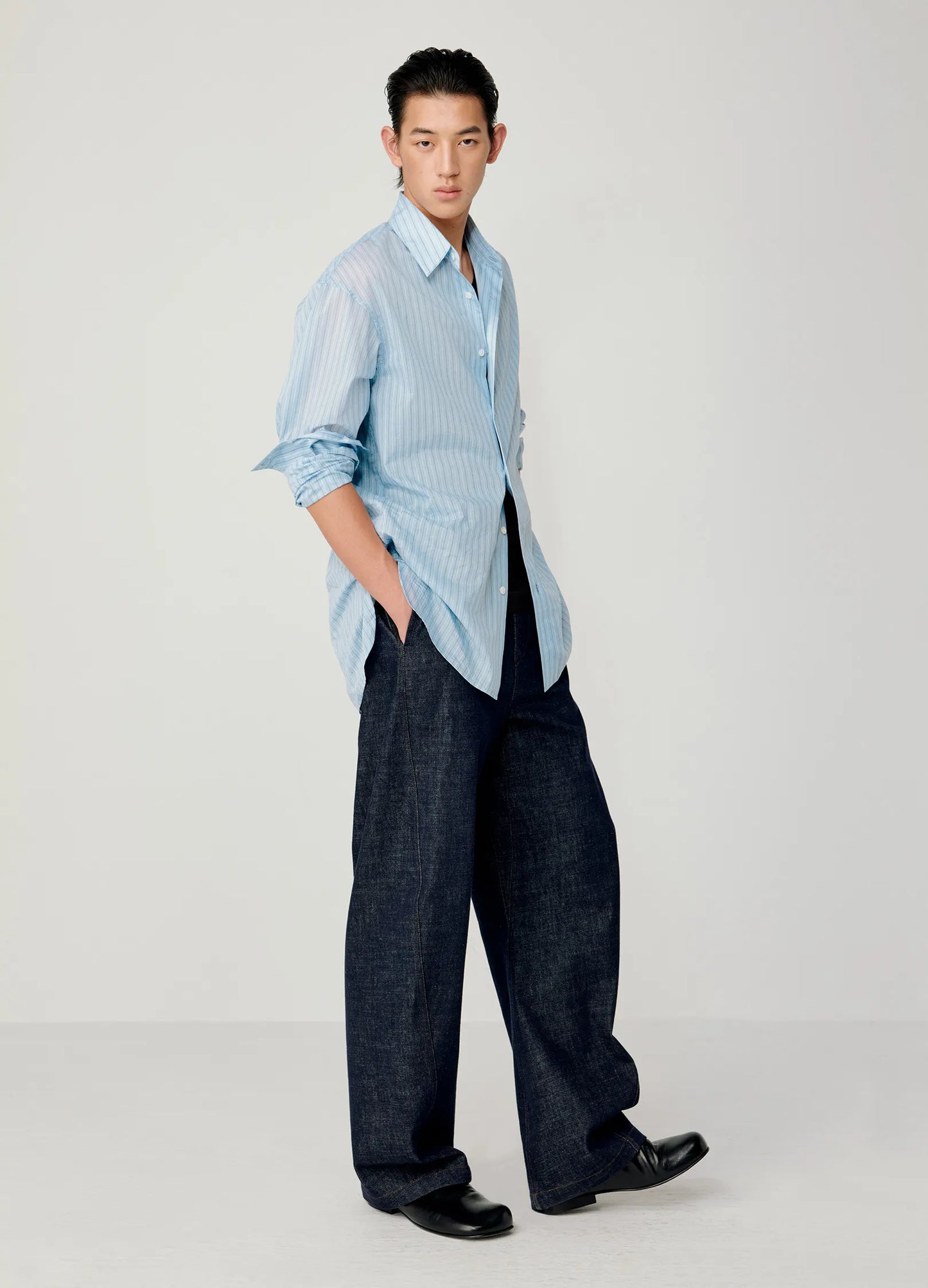 Oversized Pinstripe Shirt