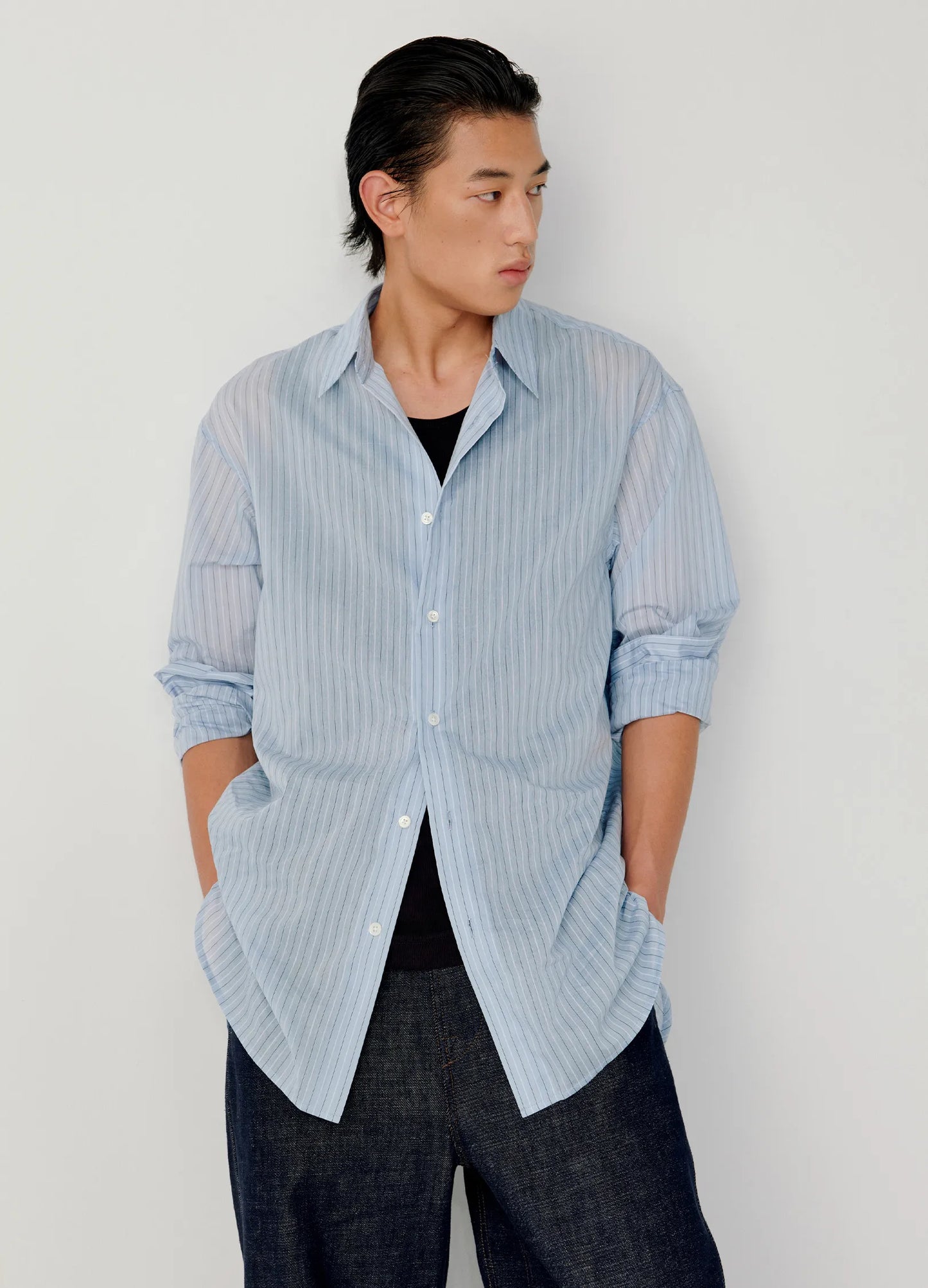 Oversized Pinstripe Shirt