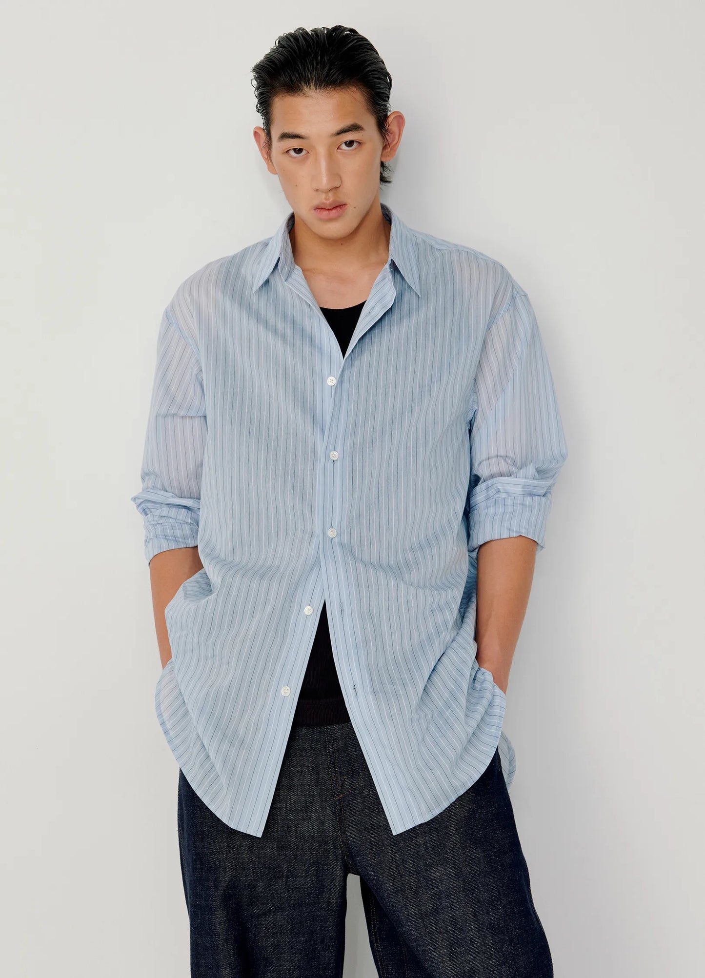 Oversized Pinstripe Shirt