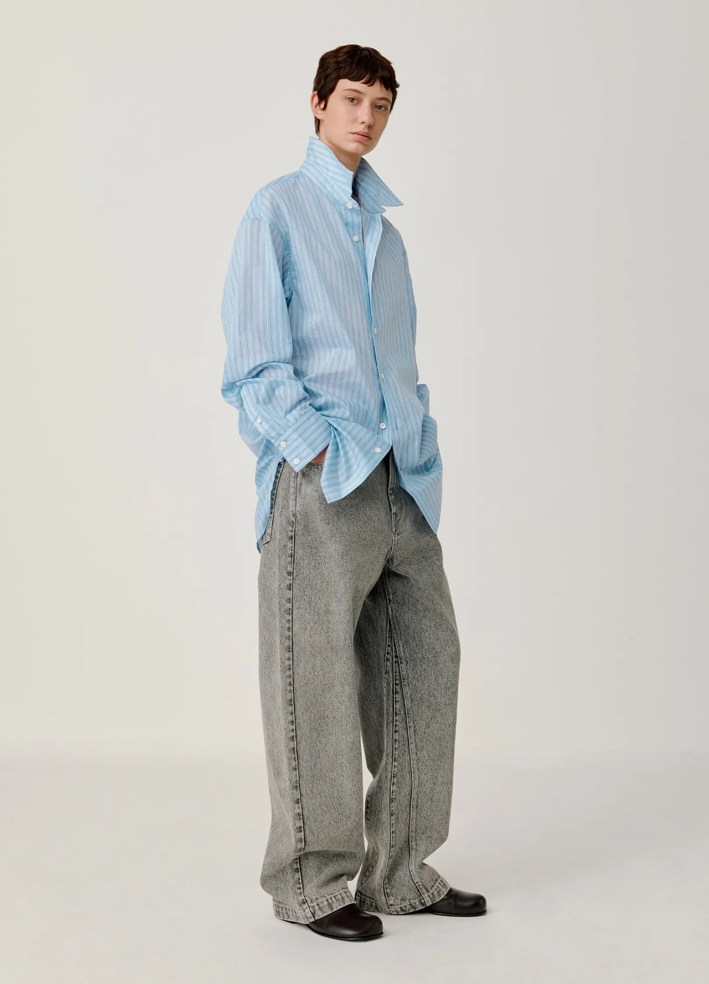 Oversized Pinstripe Shirt