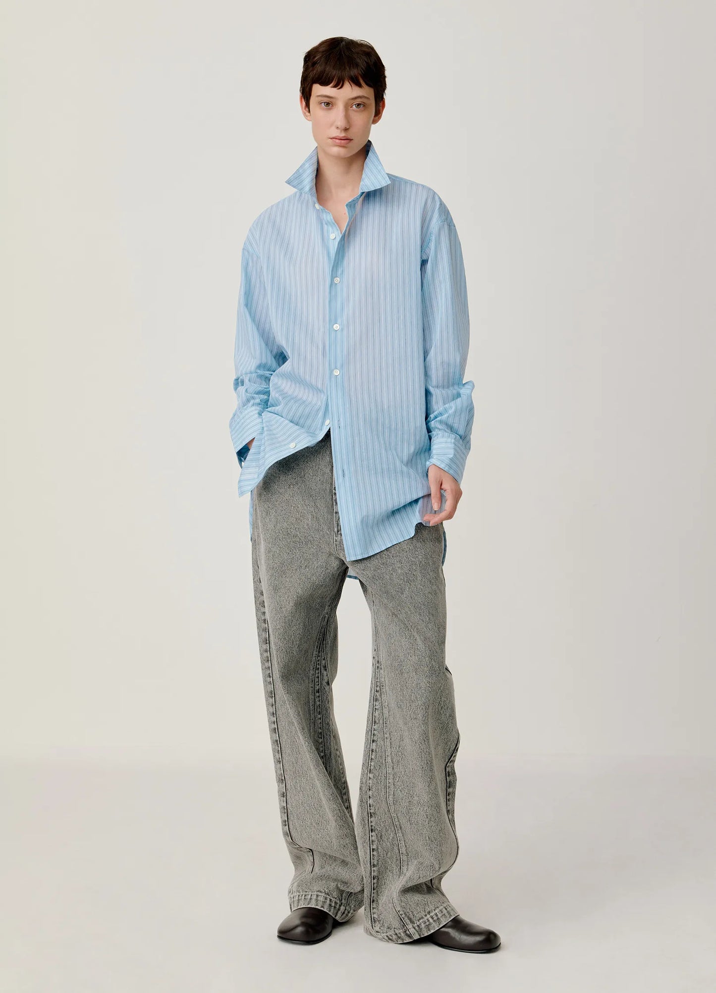 Oversized Pinstripe Shirt